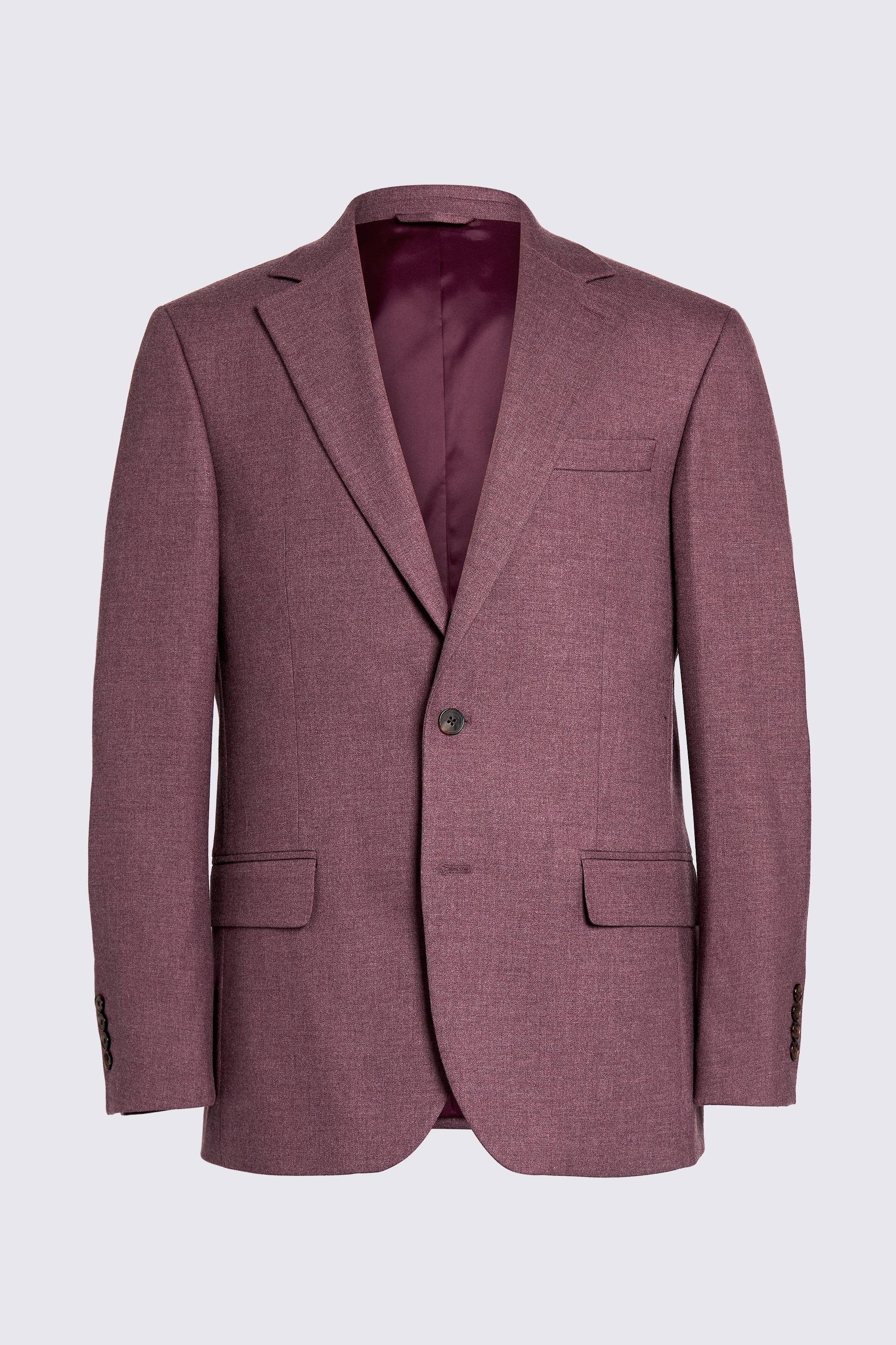 Tailored Fit Mulberry Flannel Jacket