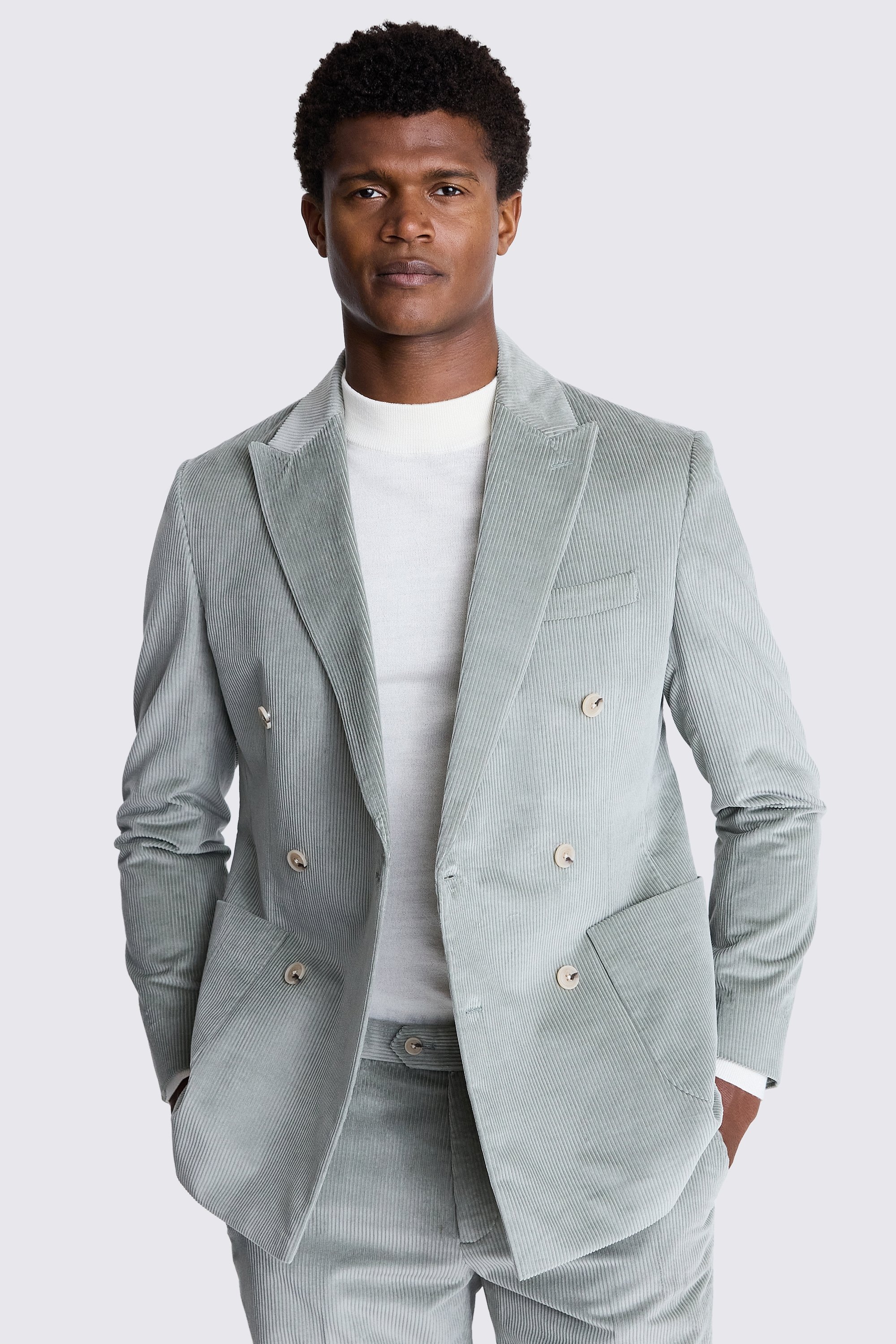 Tailored Fit Sage Corduroy Jacket