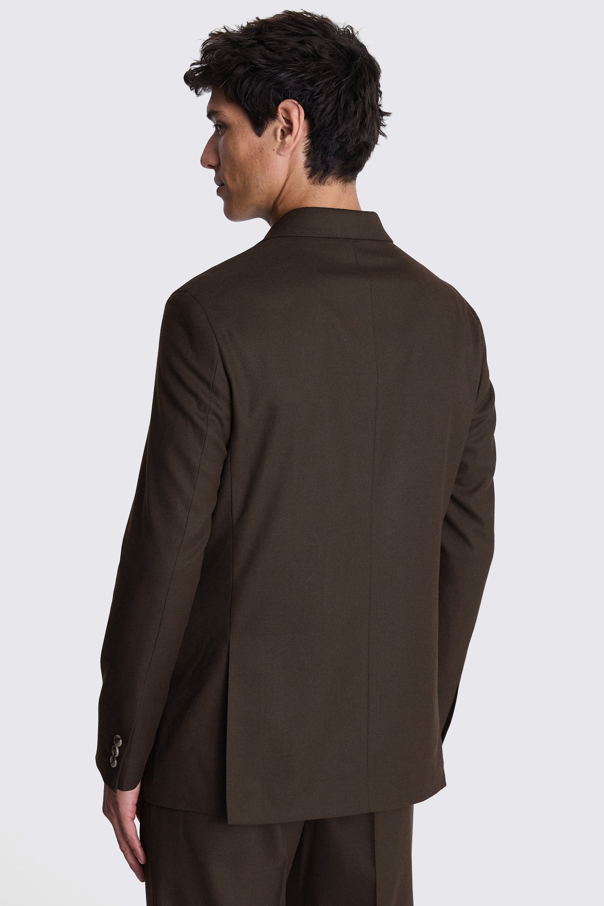 Custom Made brown flannel suit