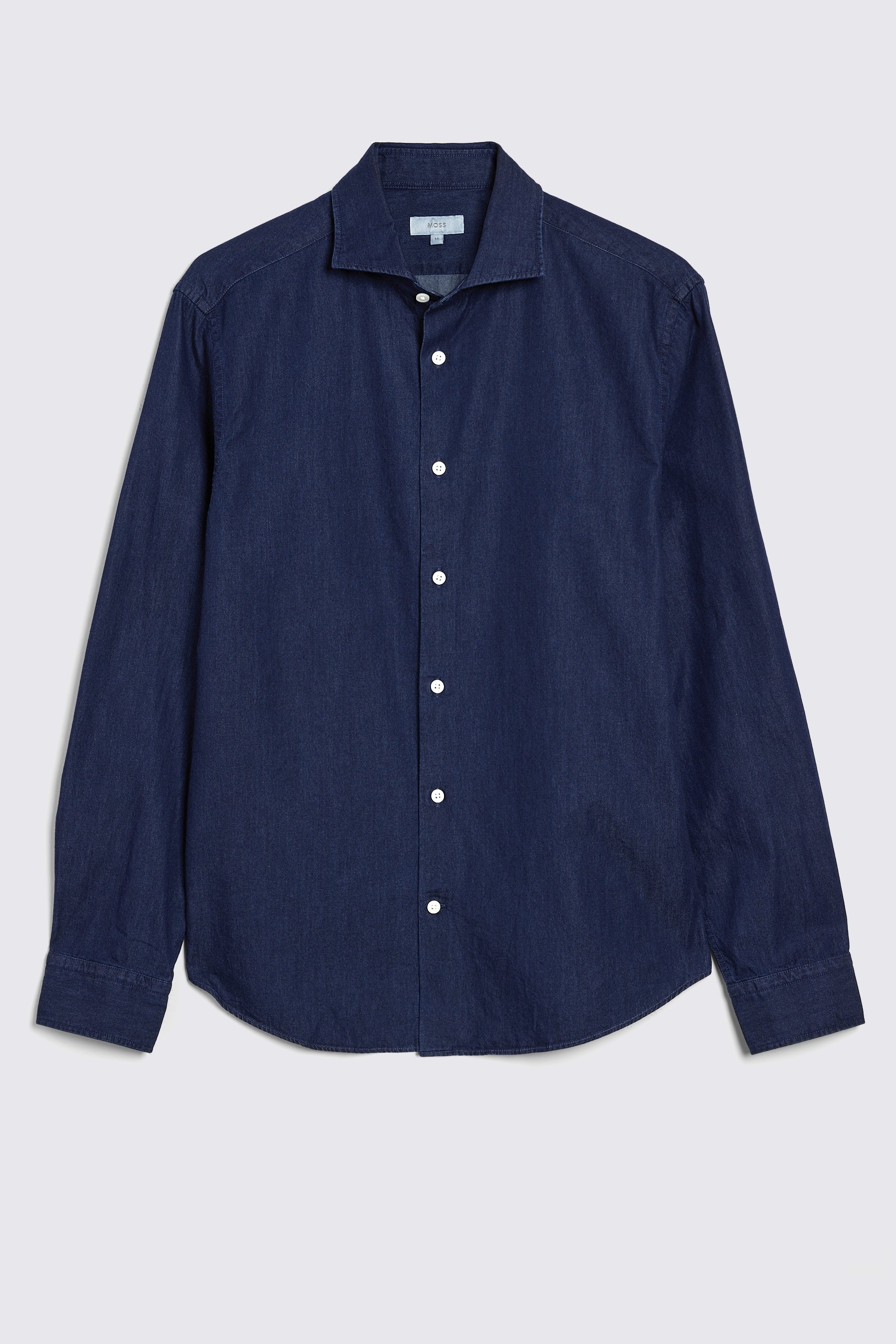 Dark Blue Denim Shirt