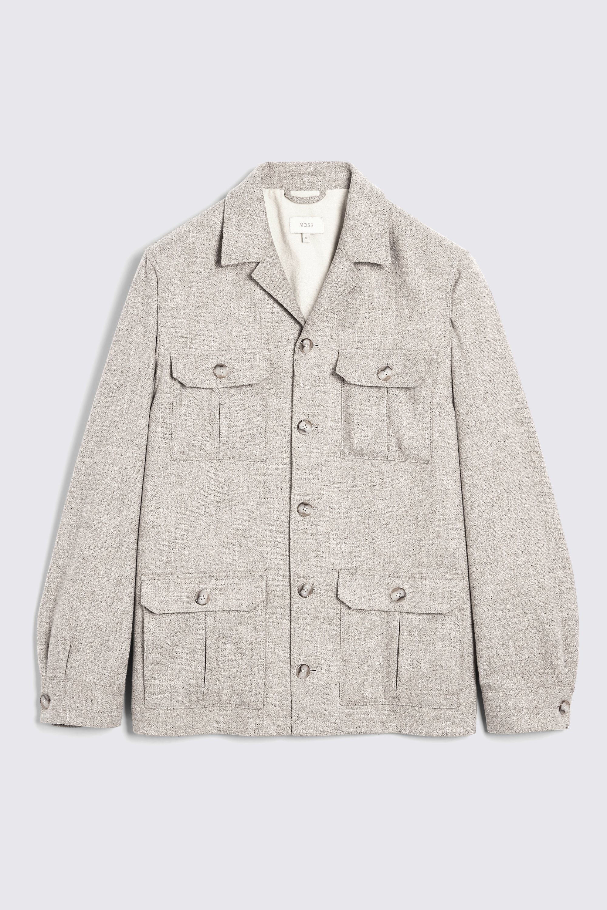 Light Camel Safari Shacket