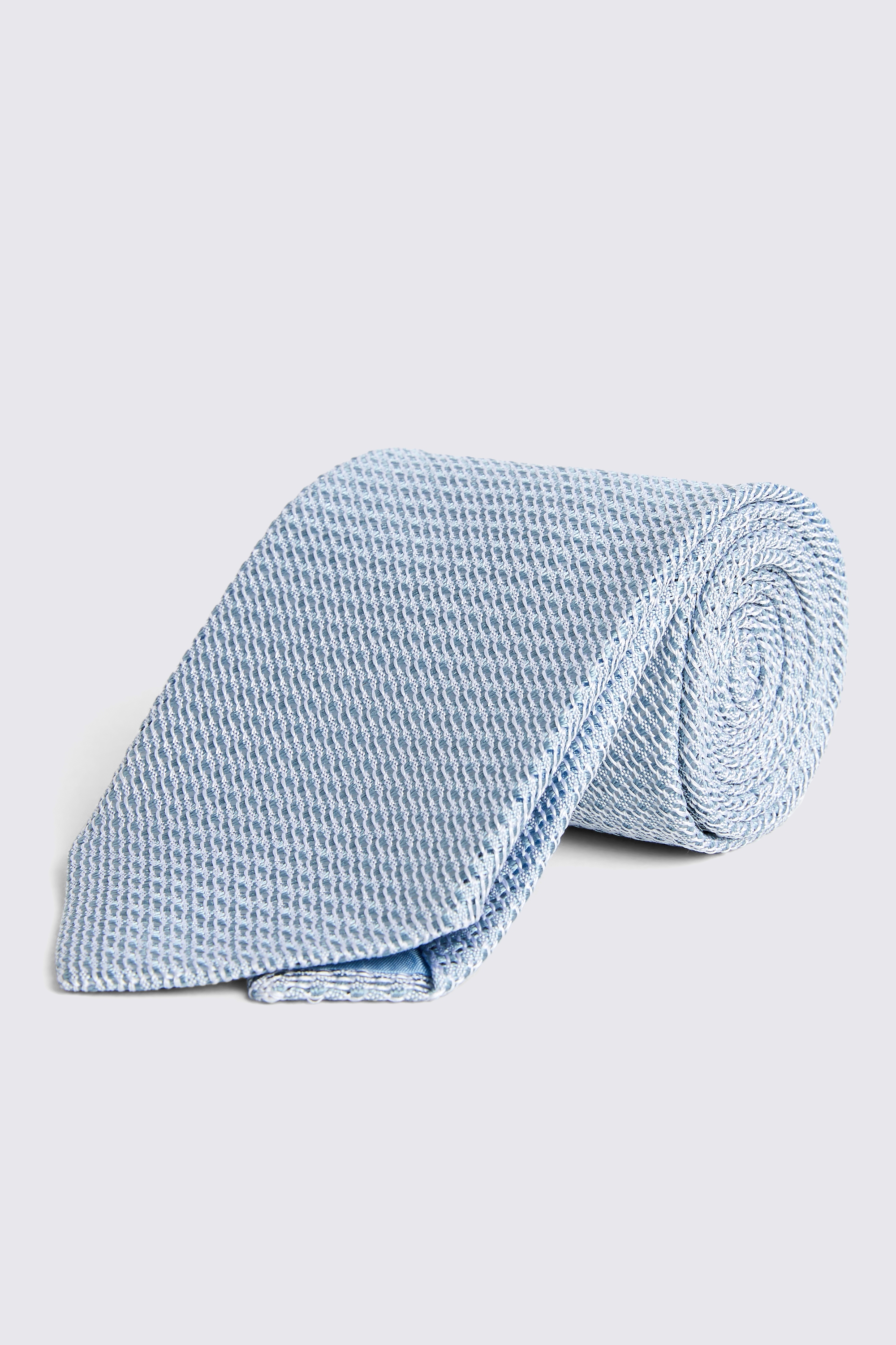 Italian Sky Grenadine Tie