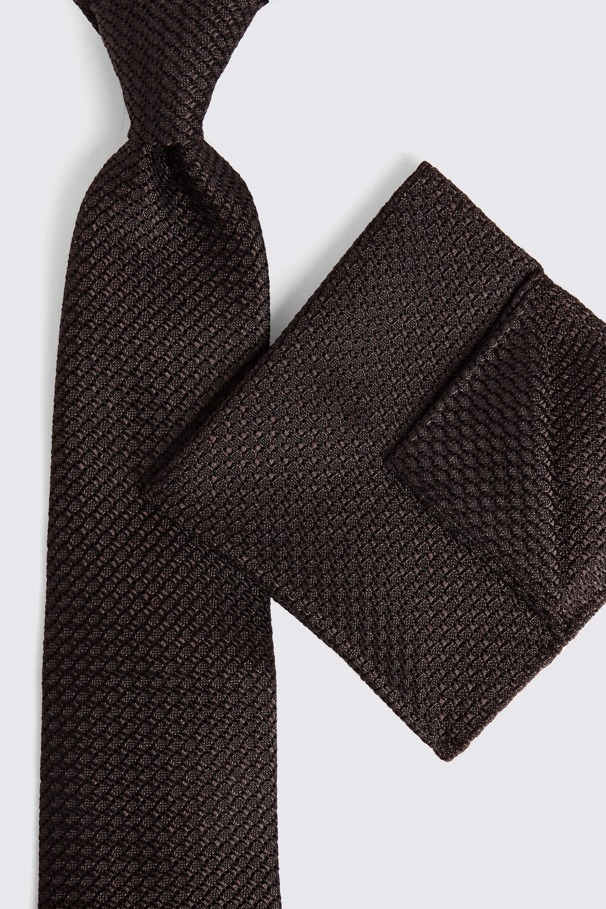 Italian Chocolate Grenadine Tie | Buy Online at Moss