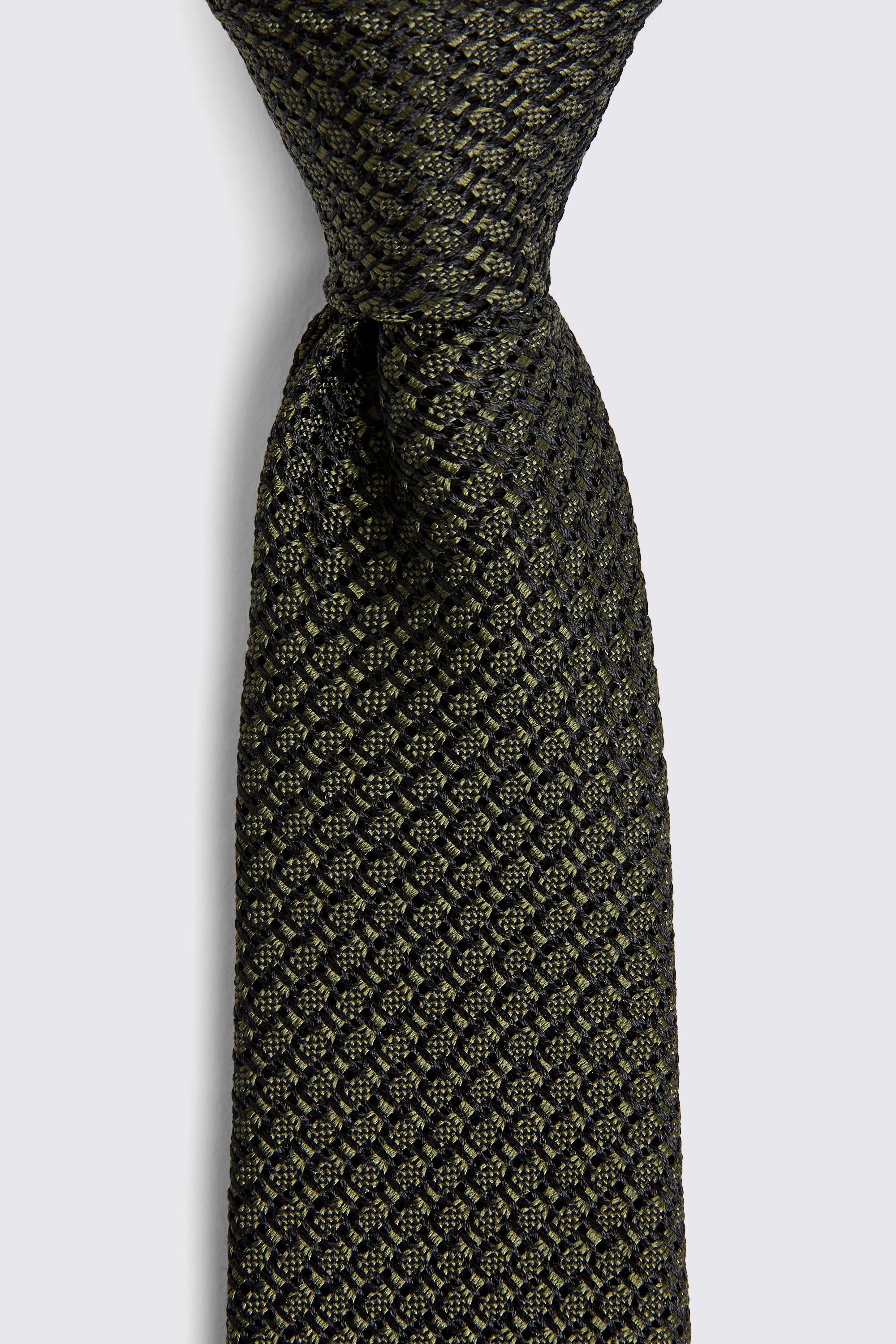 Italian Olive Grenadine Tie