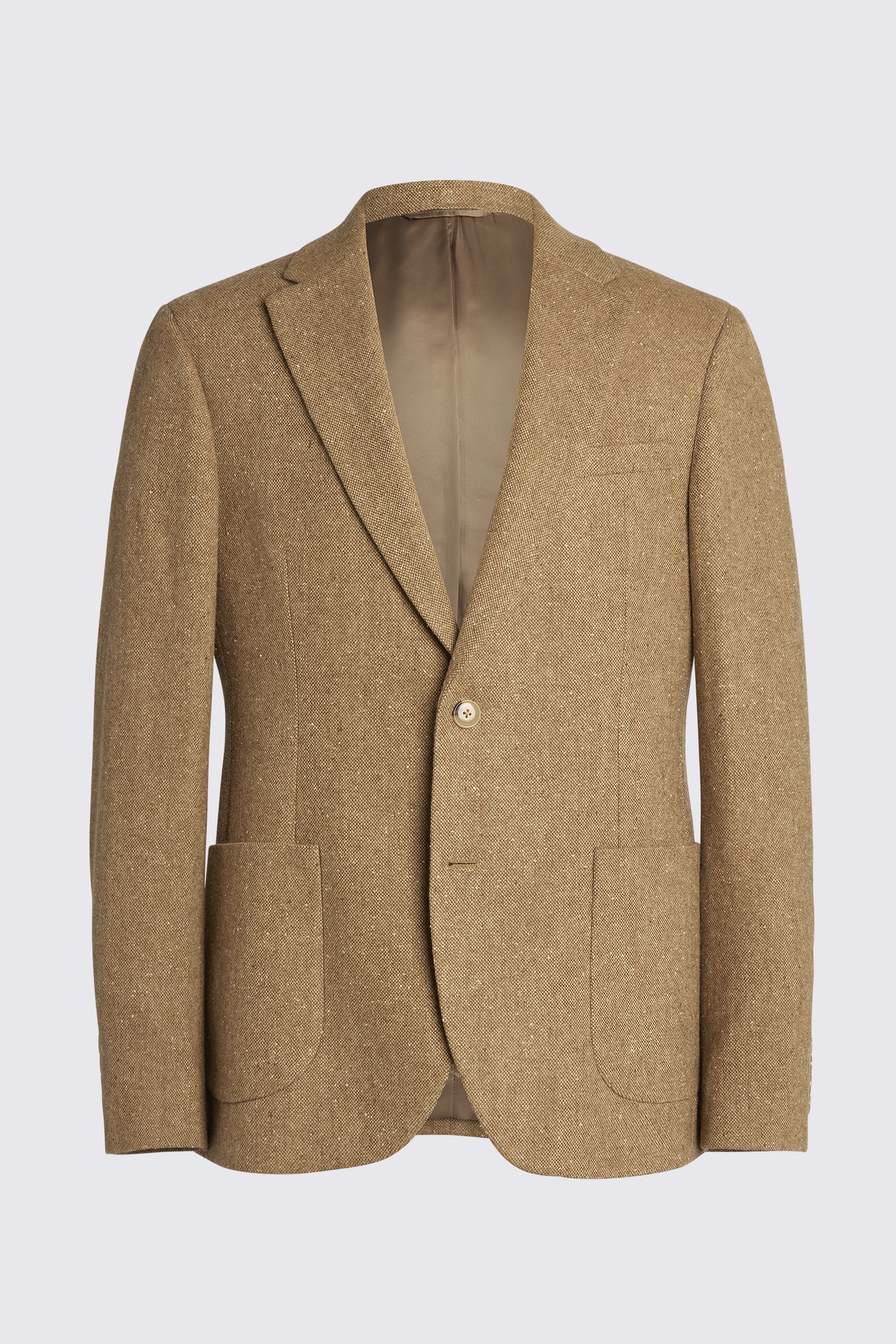 Slim Fit Gold Tweed Jacket