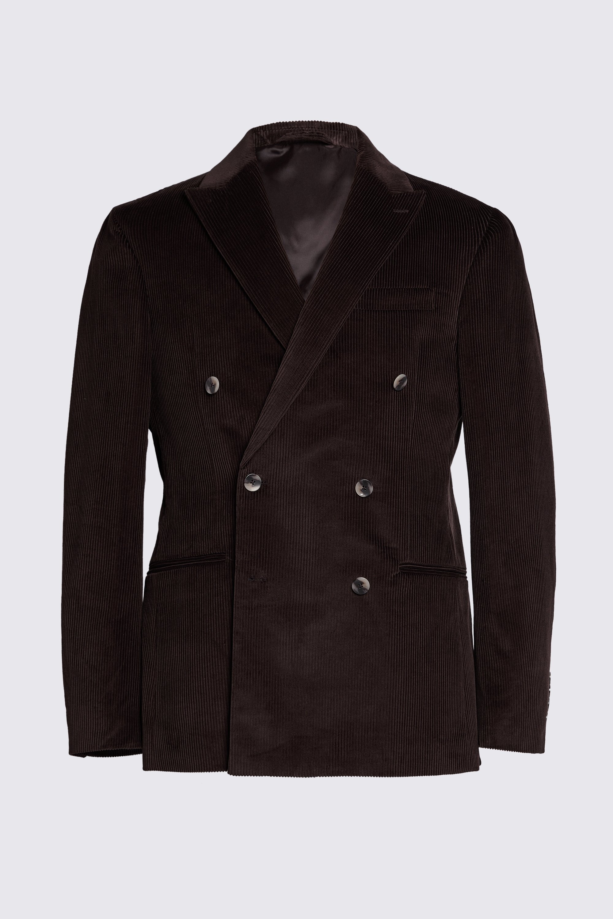 Custom Made dark brown corduroy suit