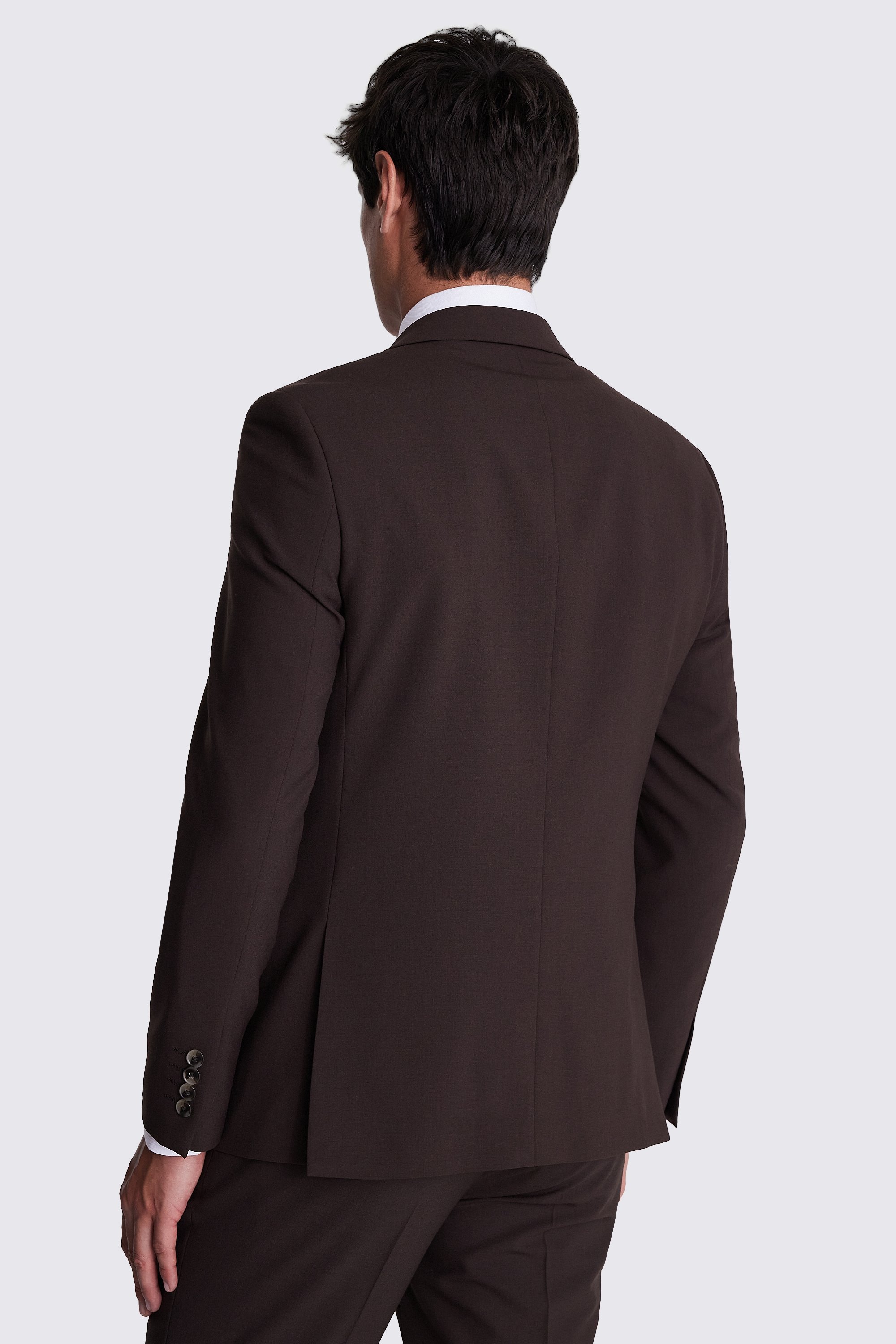 DKNY Slim Fit Brown Jacket