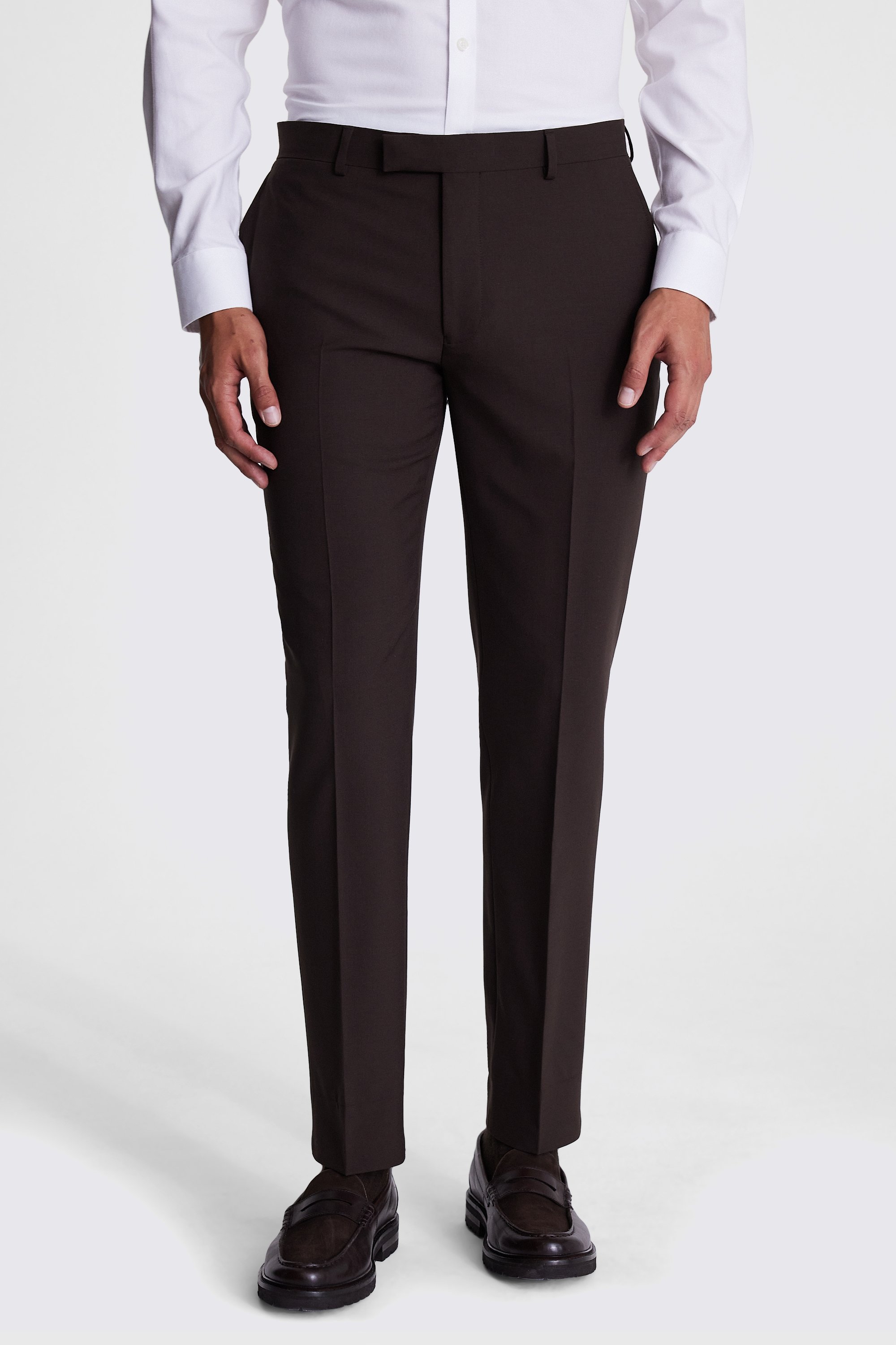 DKNY Slim Fit Brown Jacket