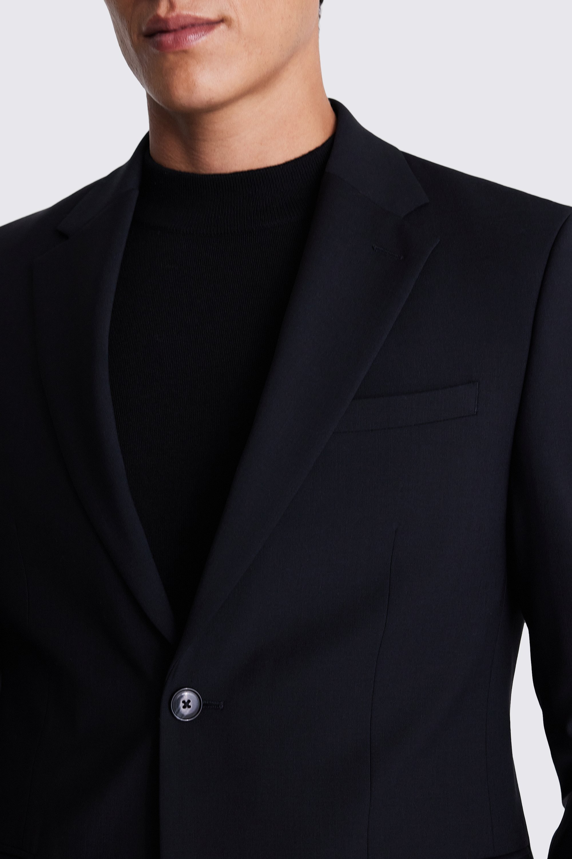 DKNY Slim Fit Black Performance Suit
