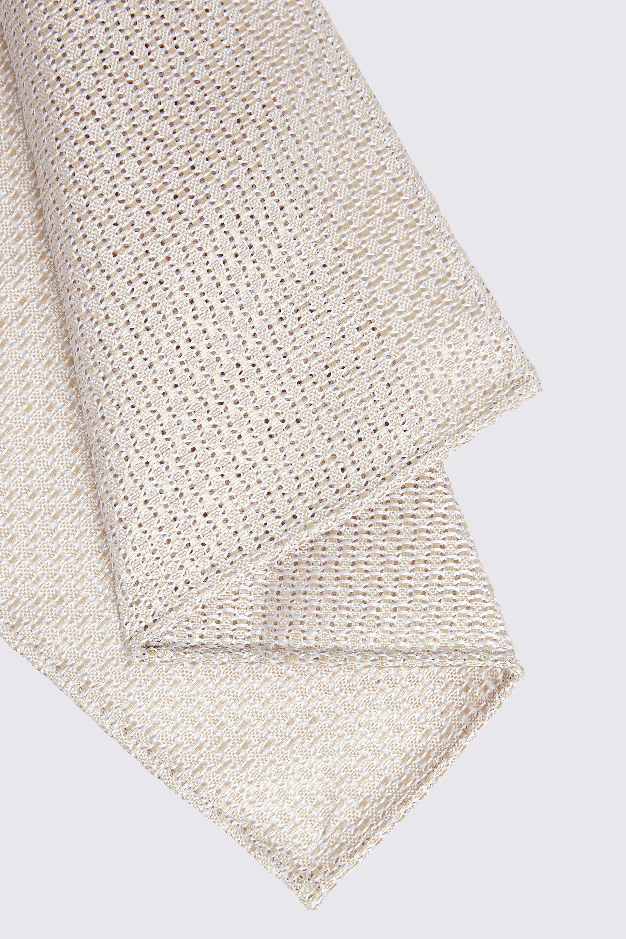 Italian Champagne Grenadine Pocket Square