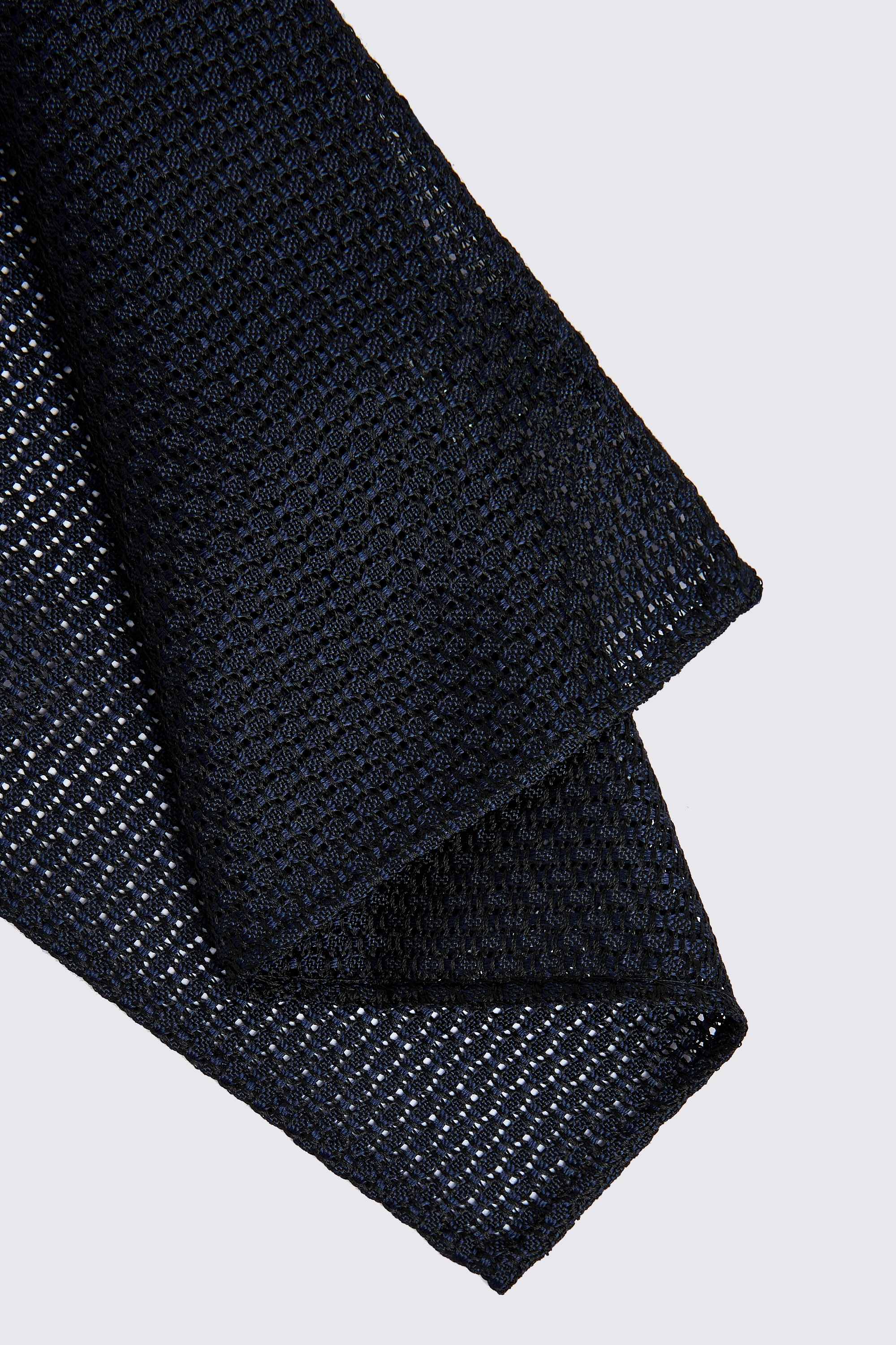 Italian Navy Grenadine Pocket Square