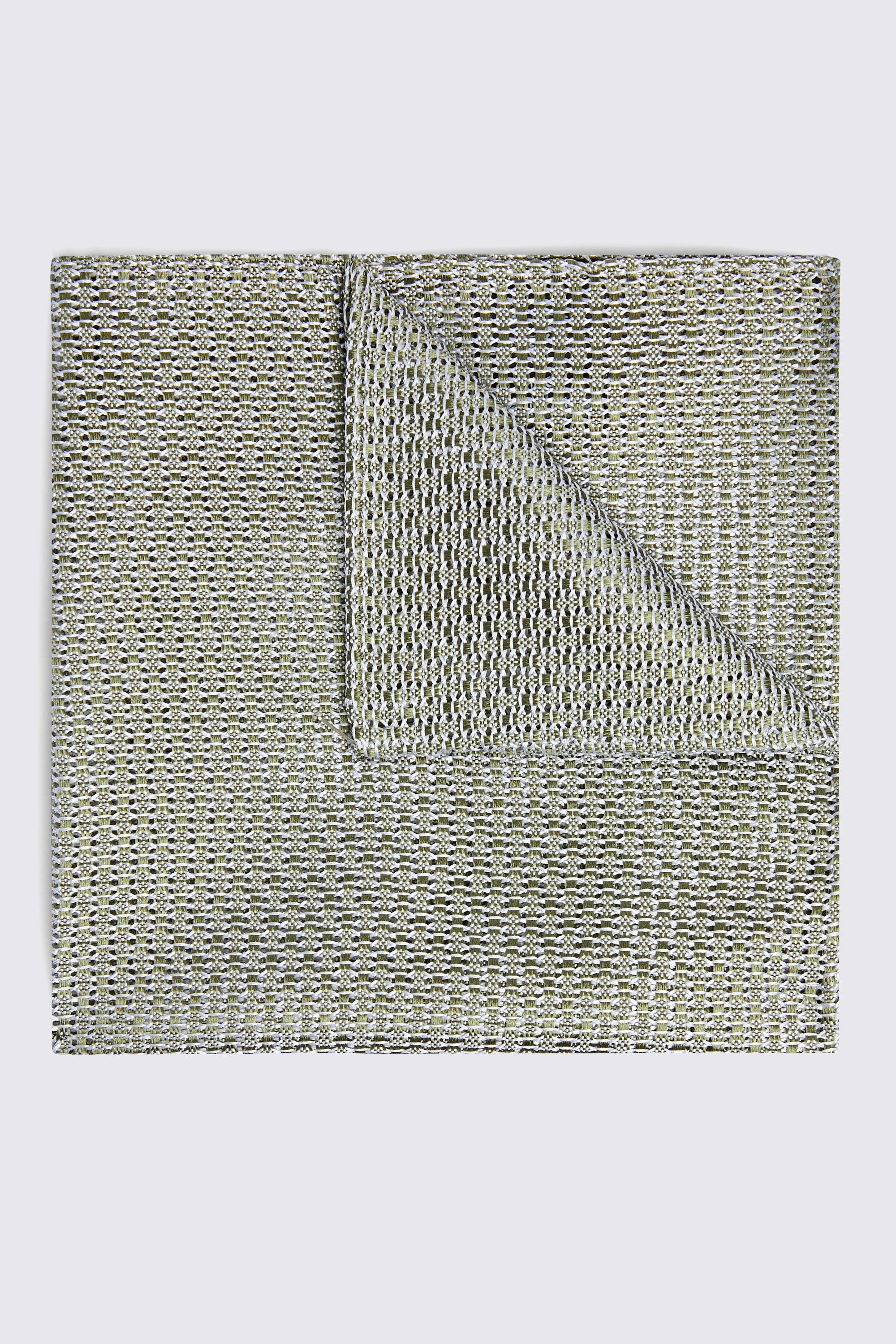 Italian Sage Grenadine Pocket Square