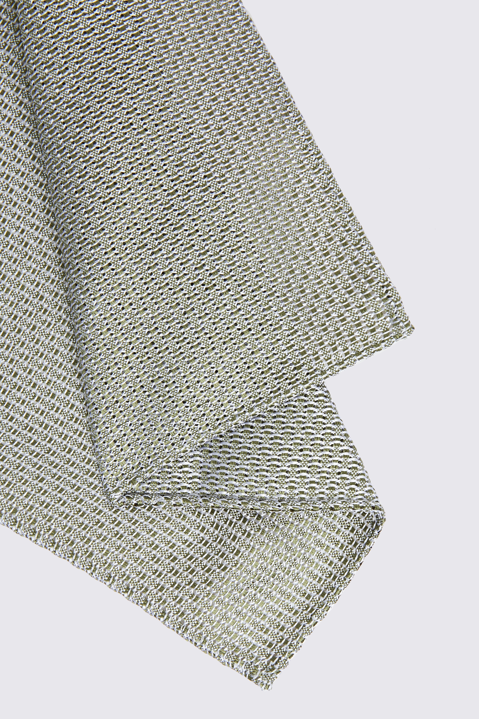 Italian Sage Grenadine Pocket Square