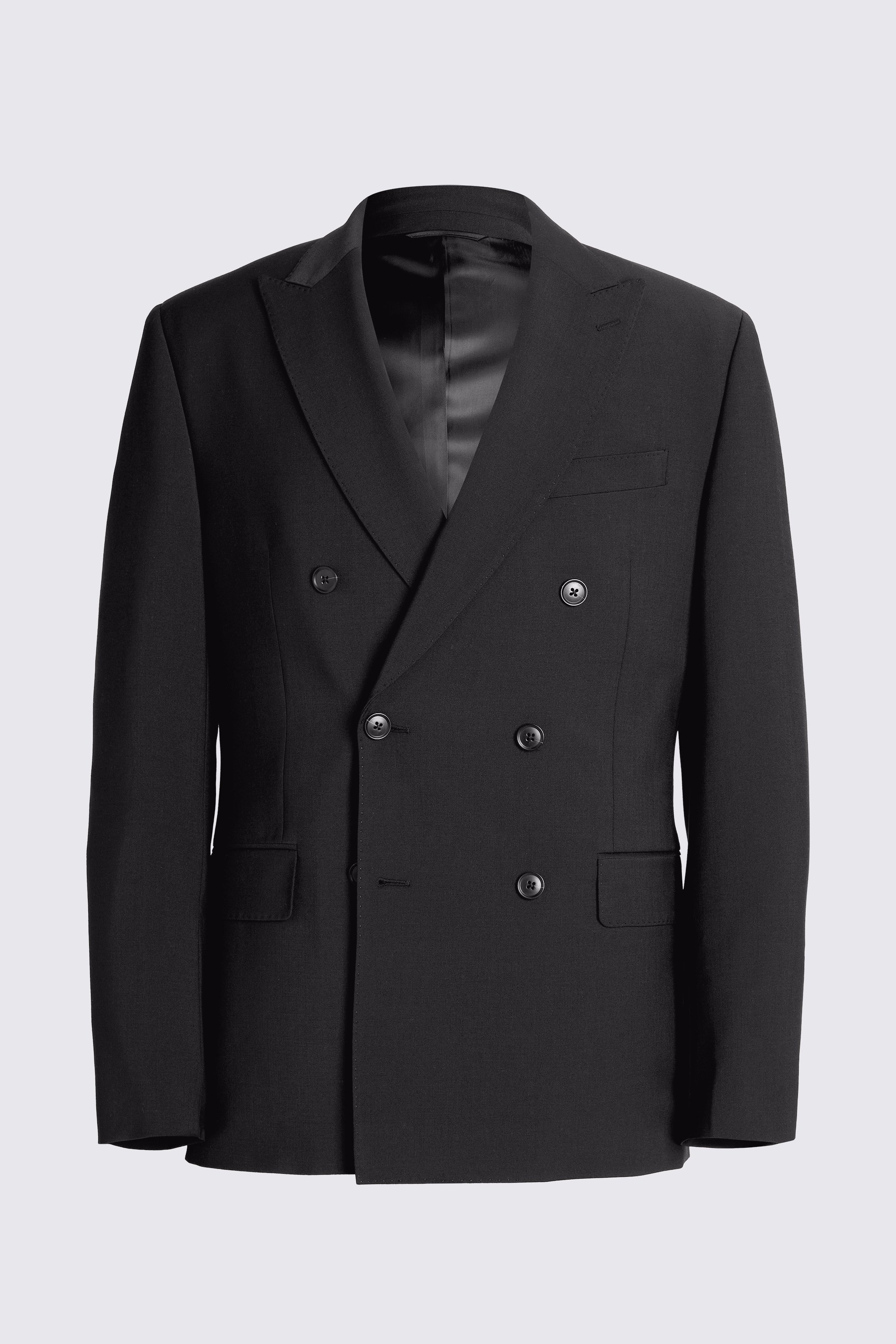 Tailored Fit Black Performance Suit