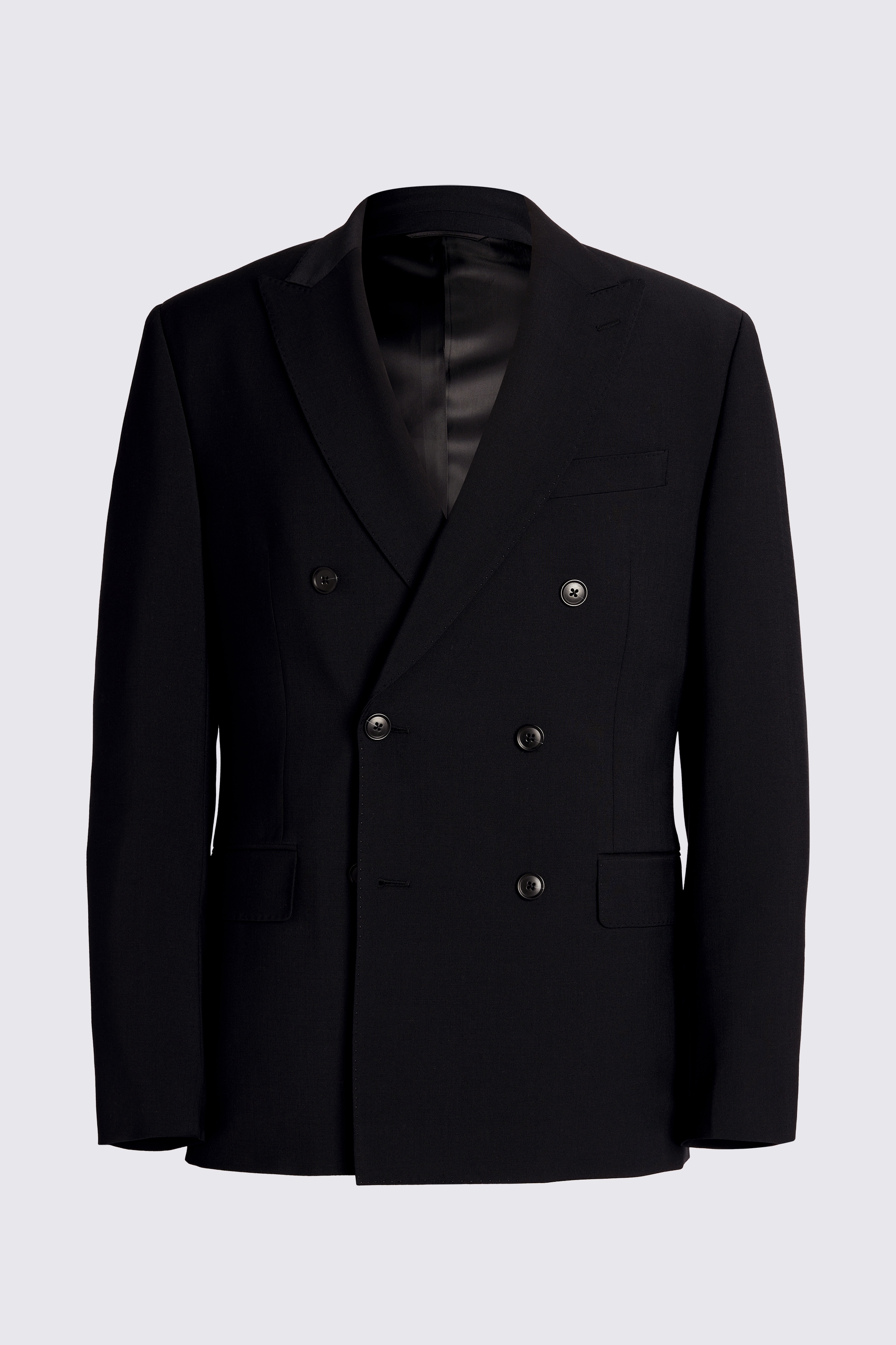 Tailored Fit Black Performance Suit