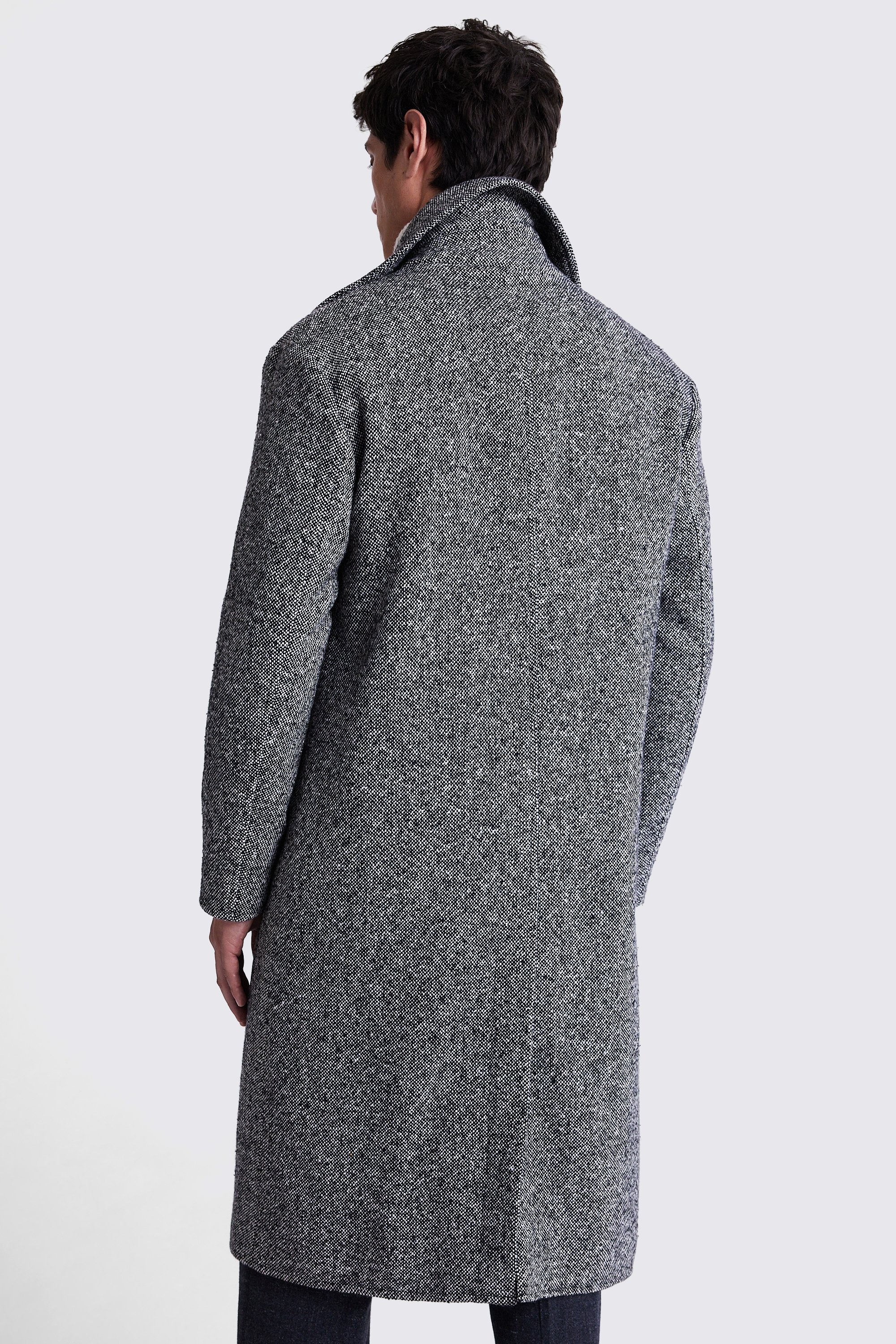 Black and White Long Coat