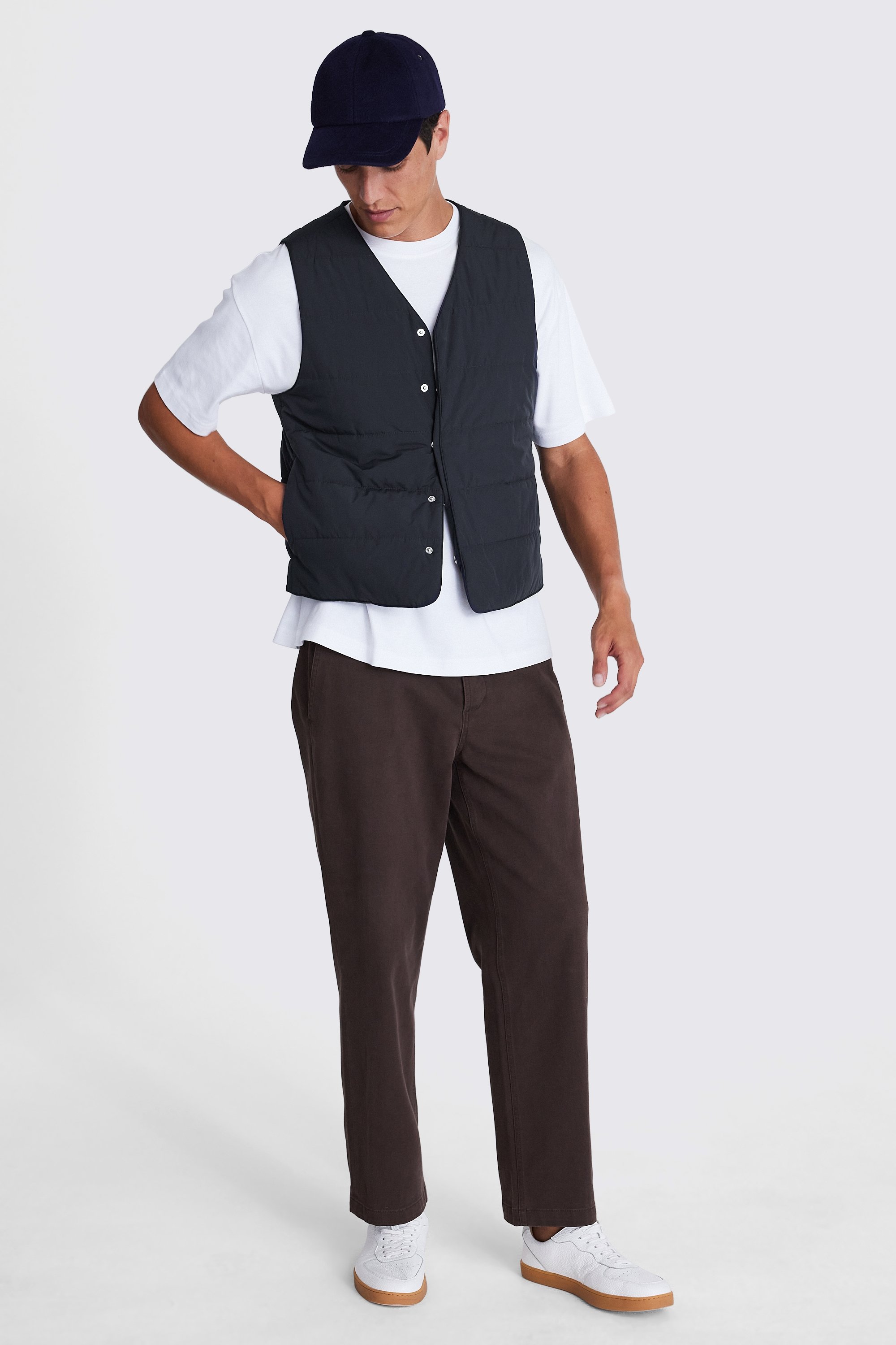 Navy Liner Gilet