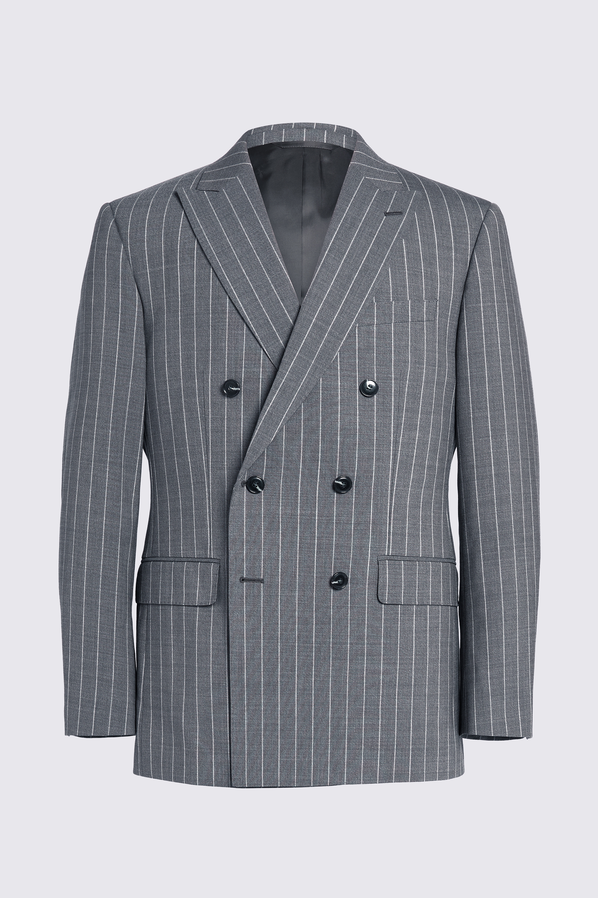 Custom Made sage stripe performance suit