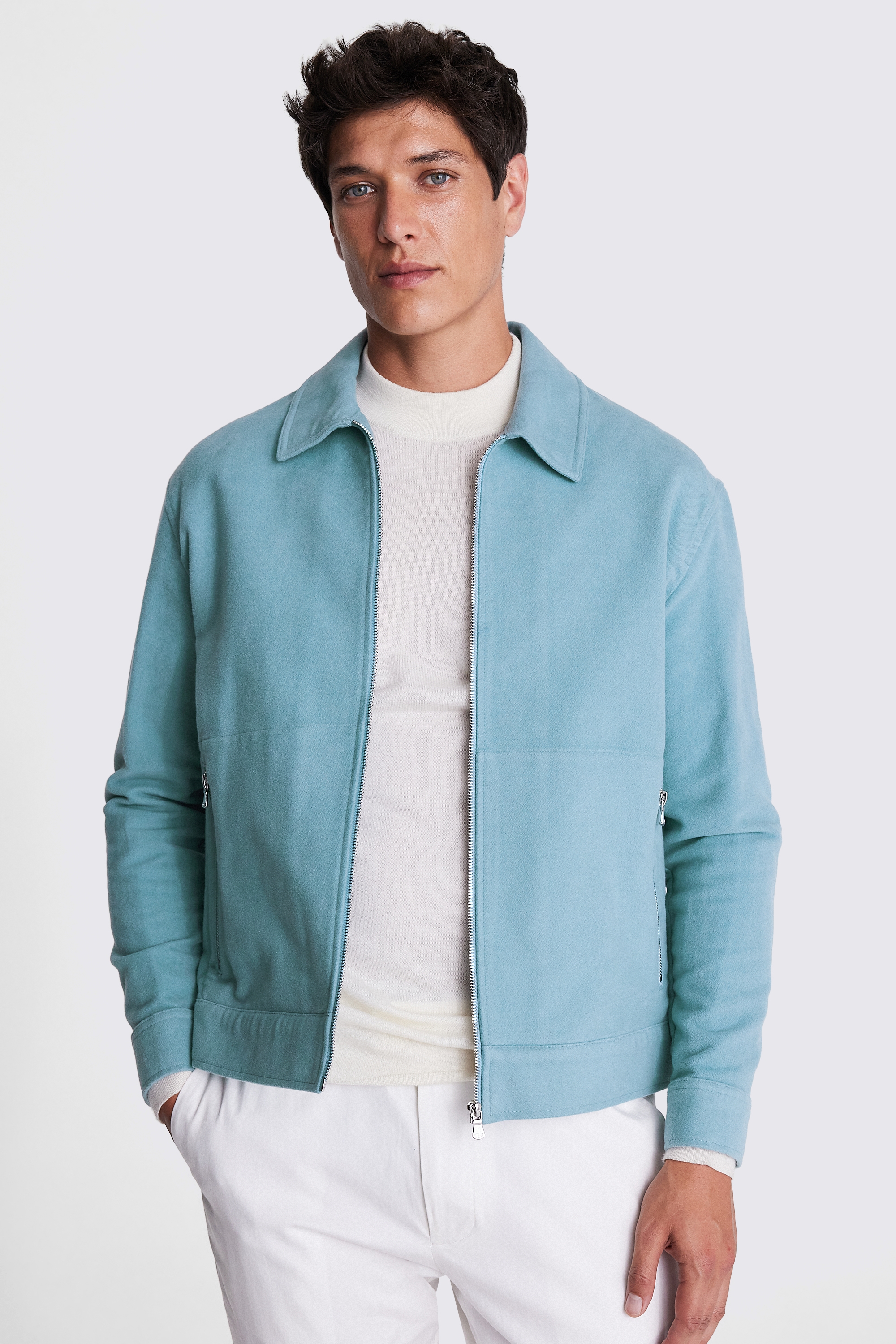 Duck Egg Moleskin Jacket