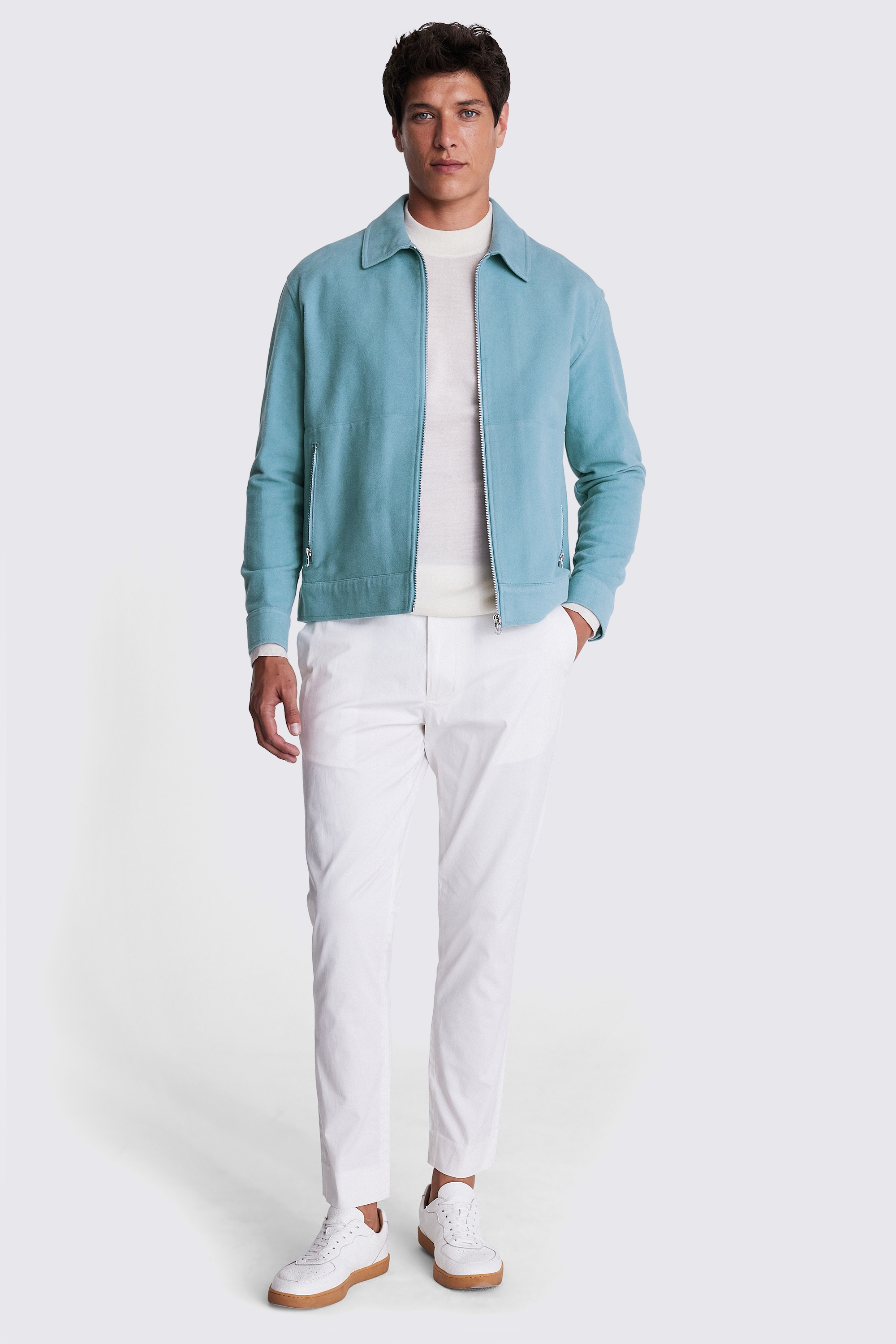 Duck Egg Moleskin Jacket
