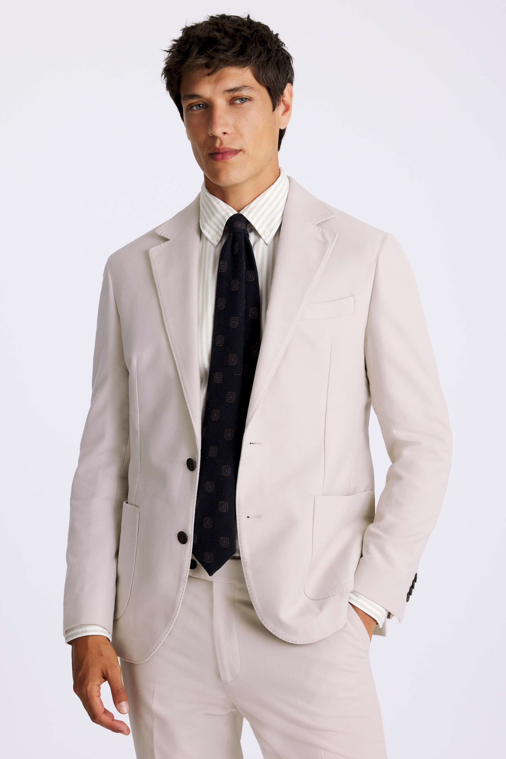 Winter White Moleskin Jacket