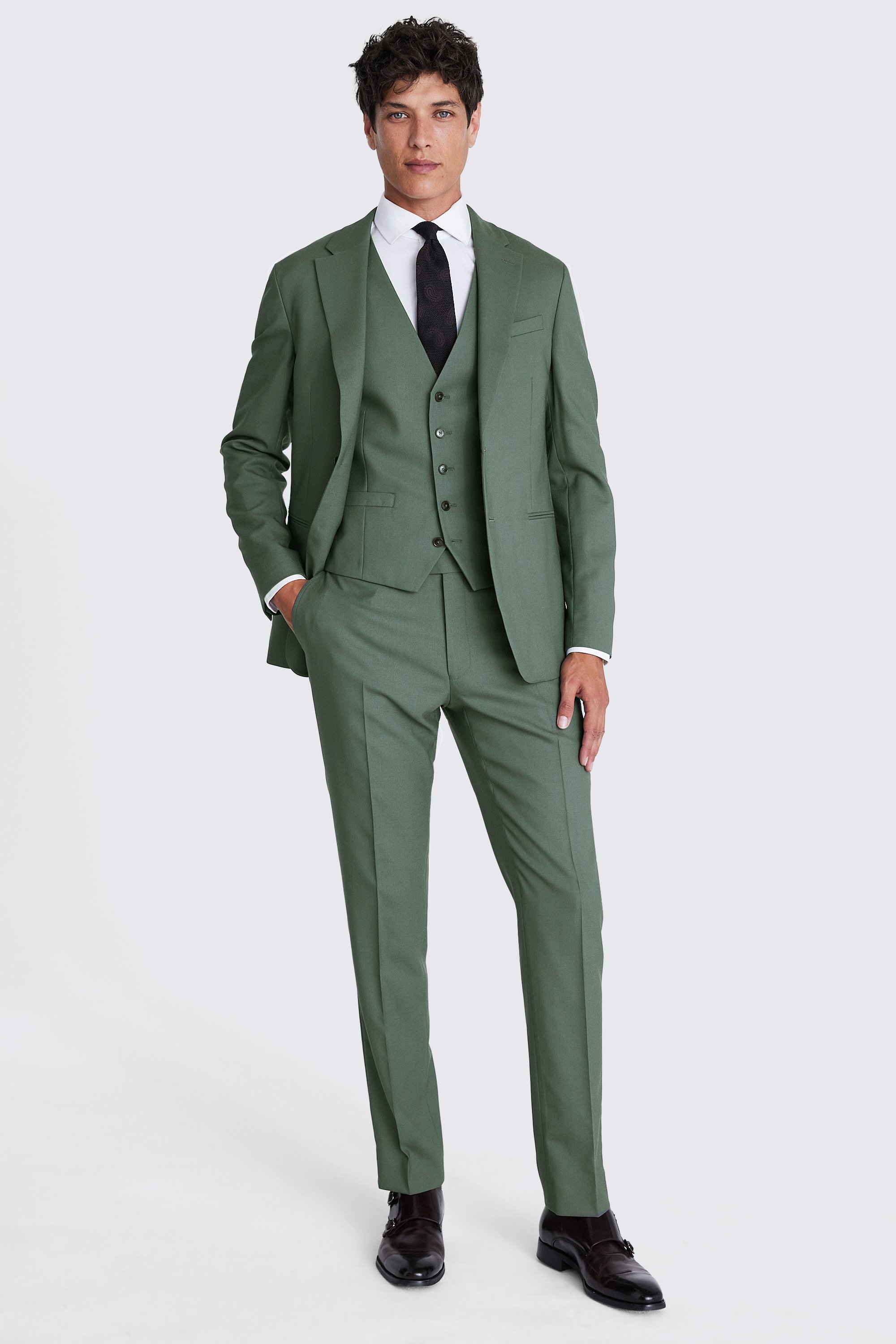 Italian Slim Fit Khaki Jacket