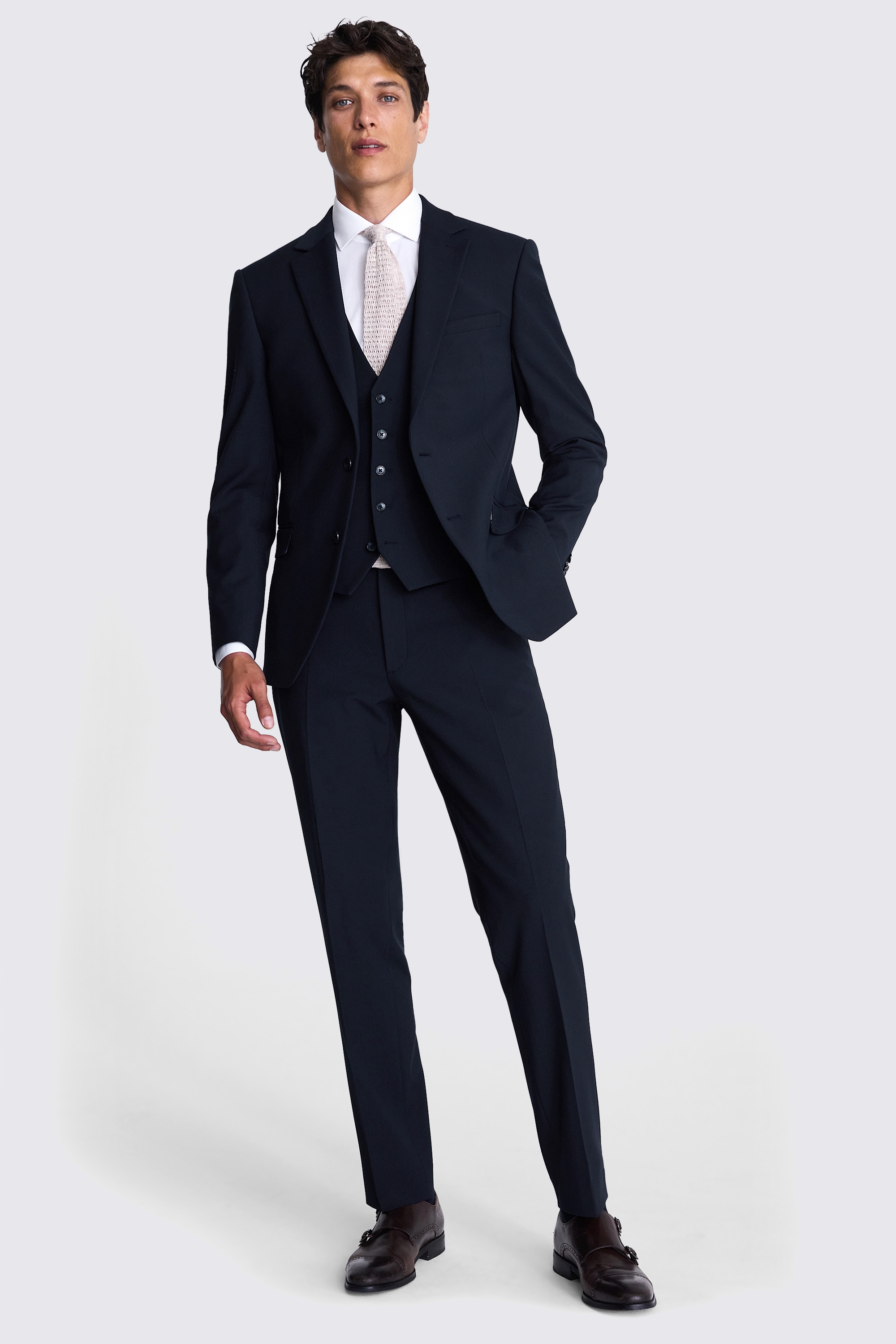 French Connection Slim Fit Navy Jacket