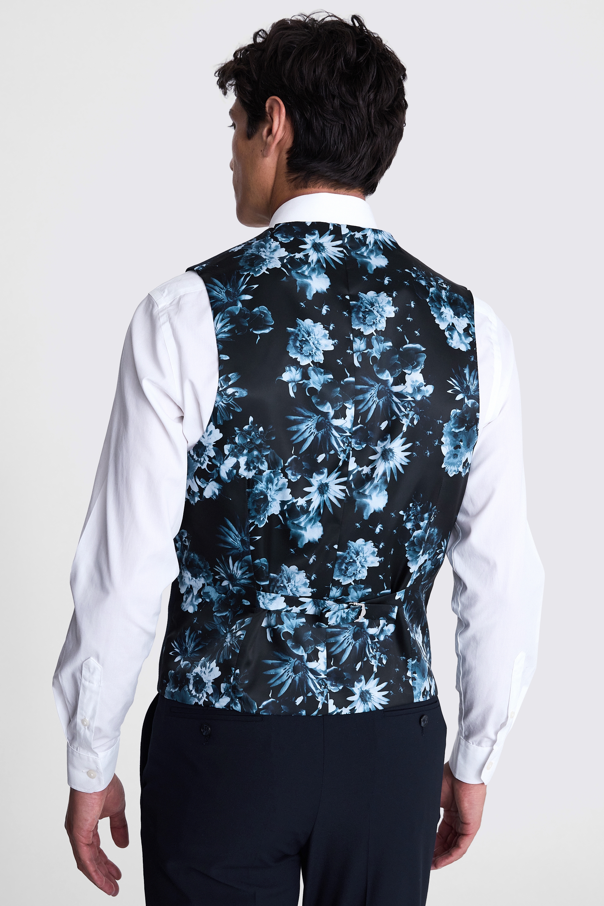 French Connection Slim Fit Navy Waistcoat