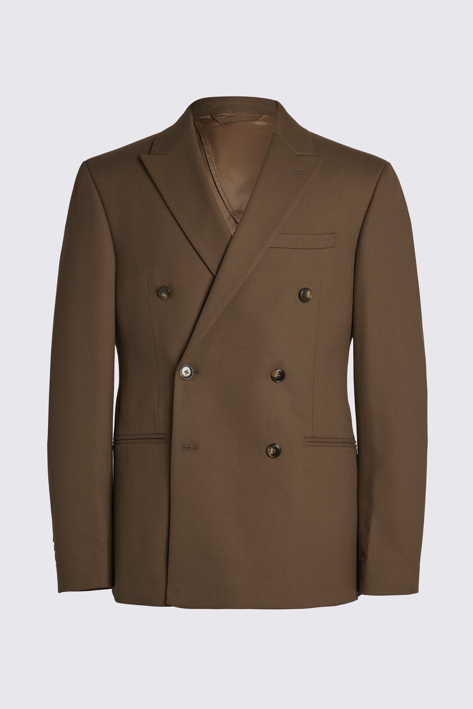 Slim Fit Copper Flannel Suit