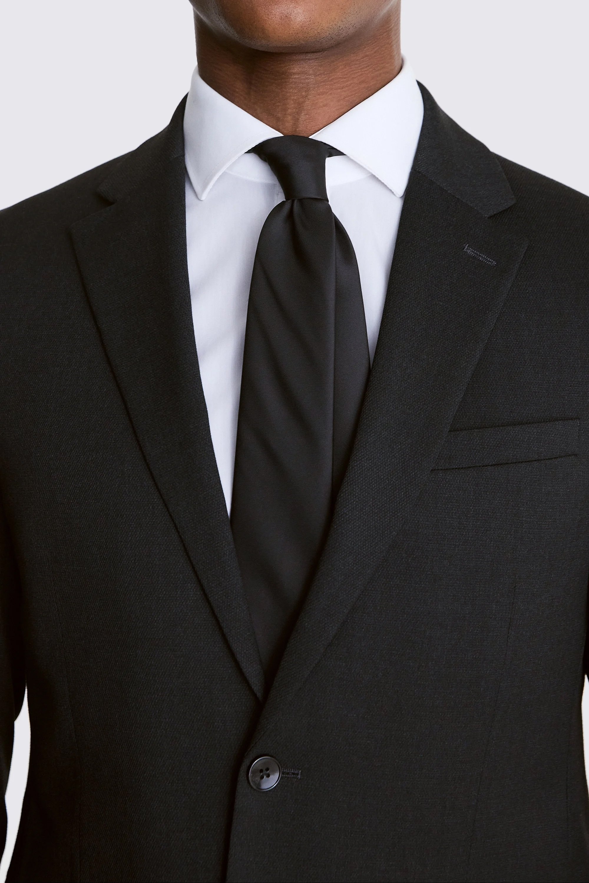 Custom Made charcoal stretch suit