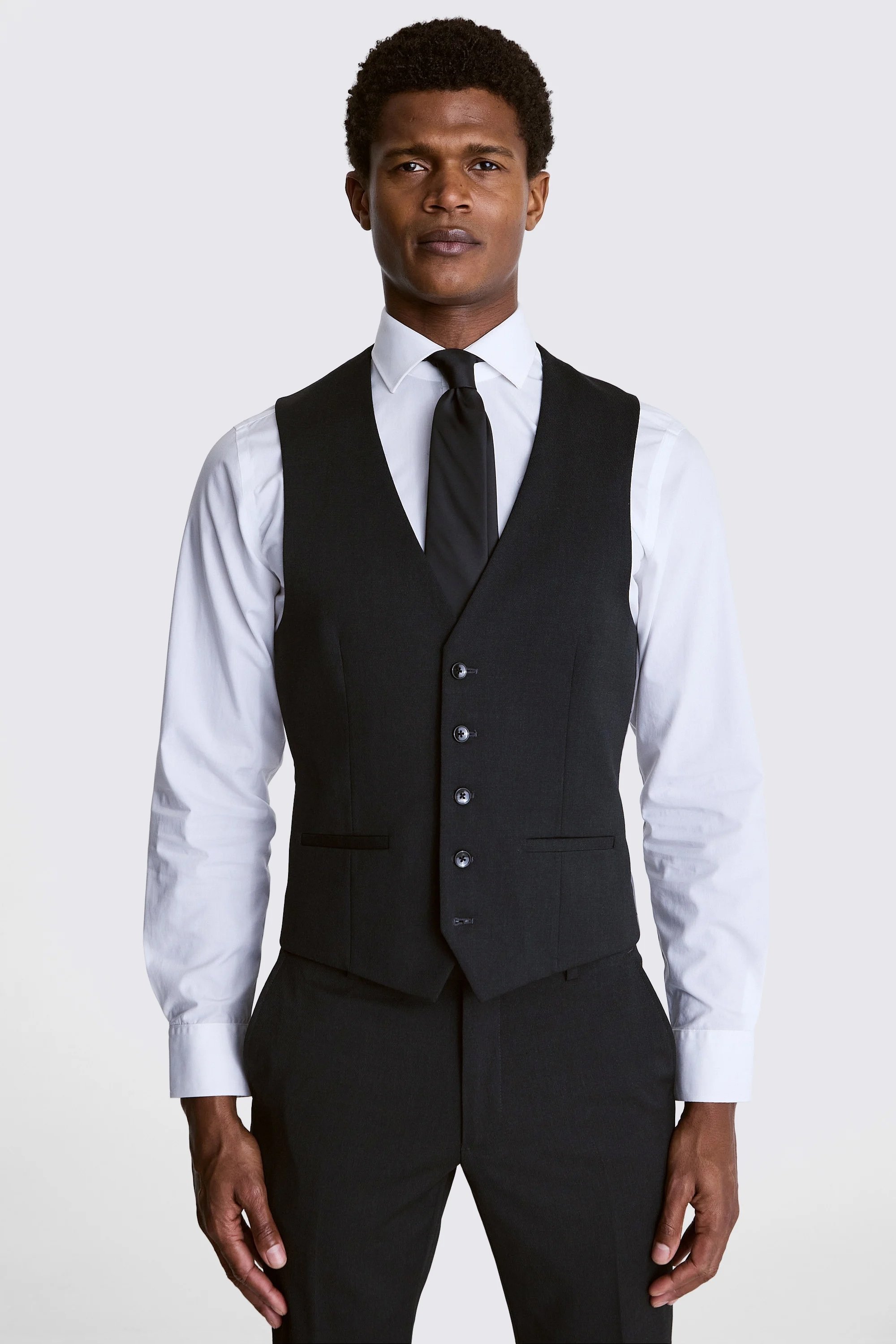 Custom Made charcoal stretch suit