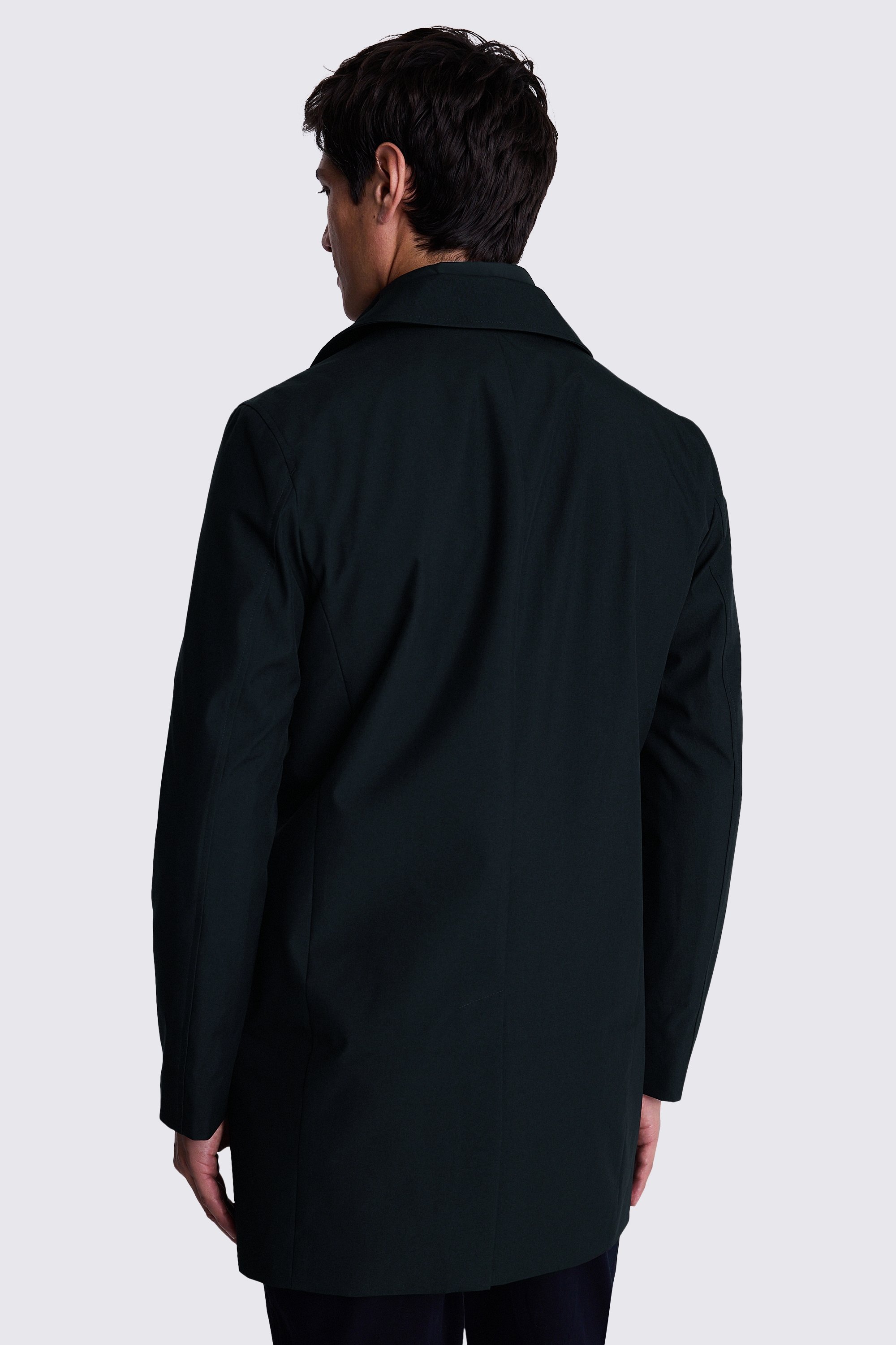 Navy Raincoat With Removable Insert
