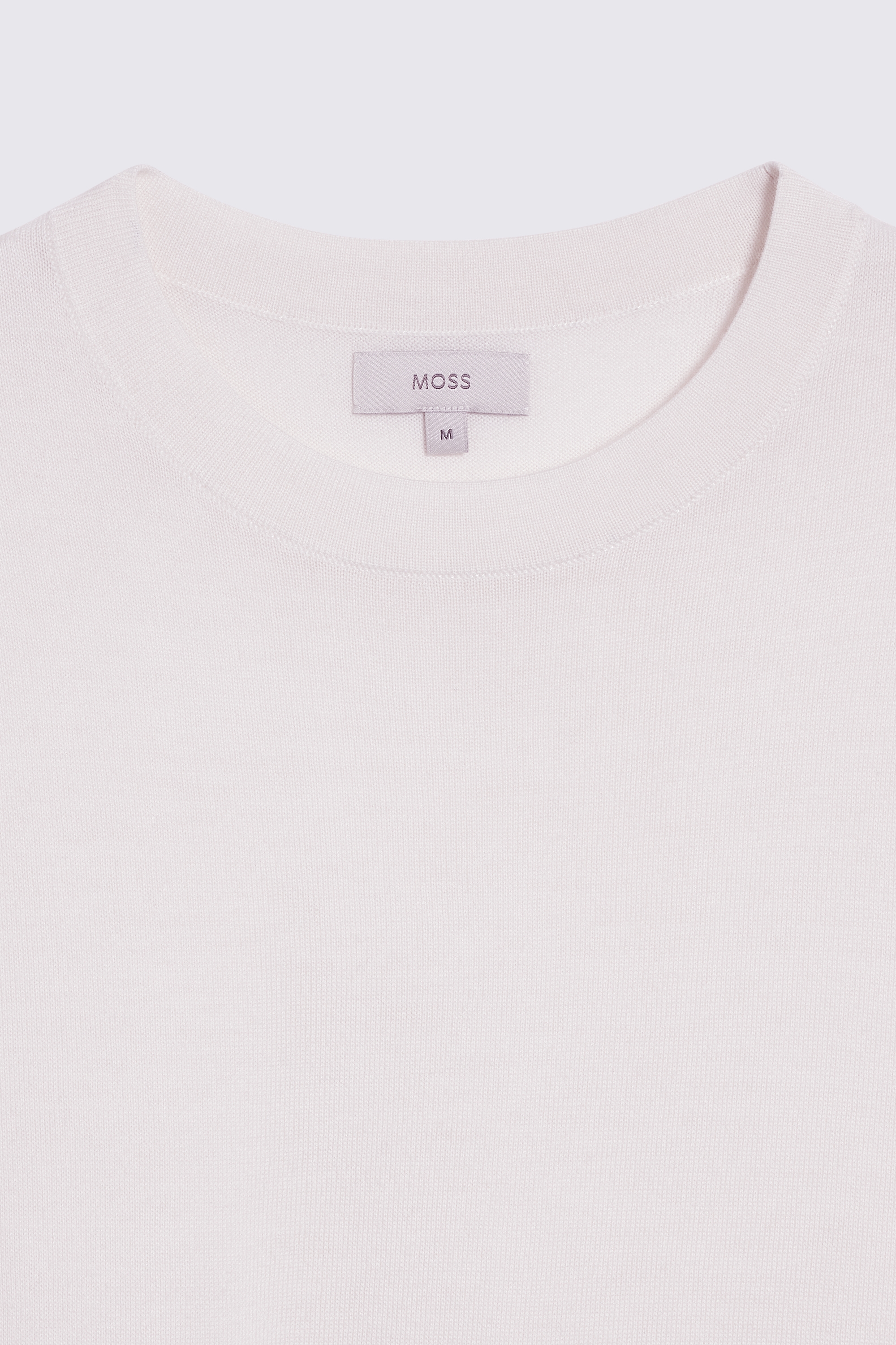Winter White Merino Crew-Neck T-Shirt
