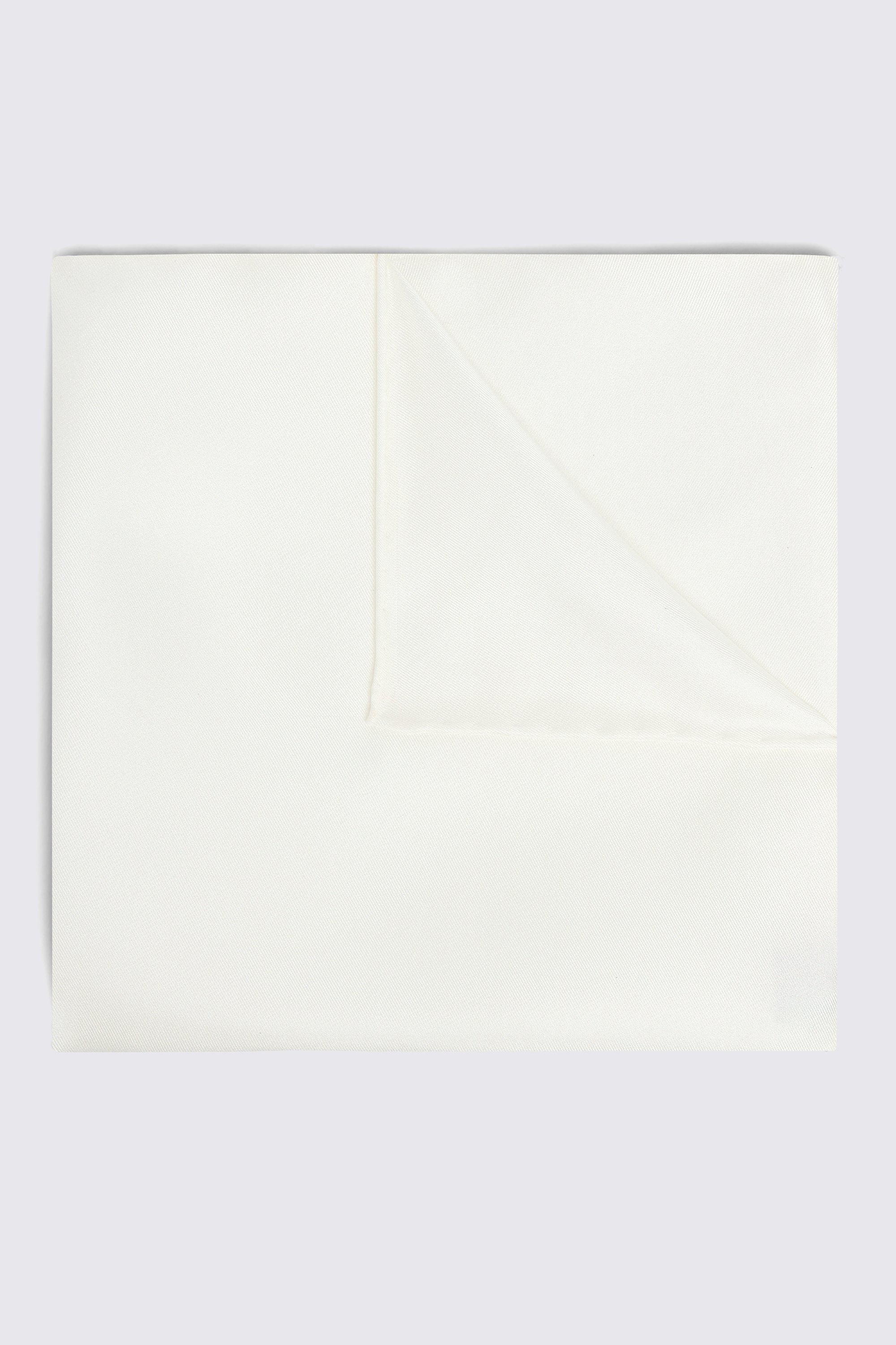 White Pocket Square