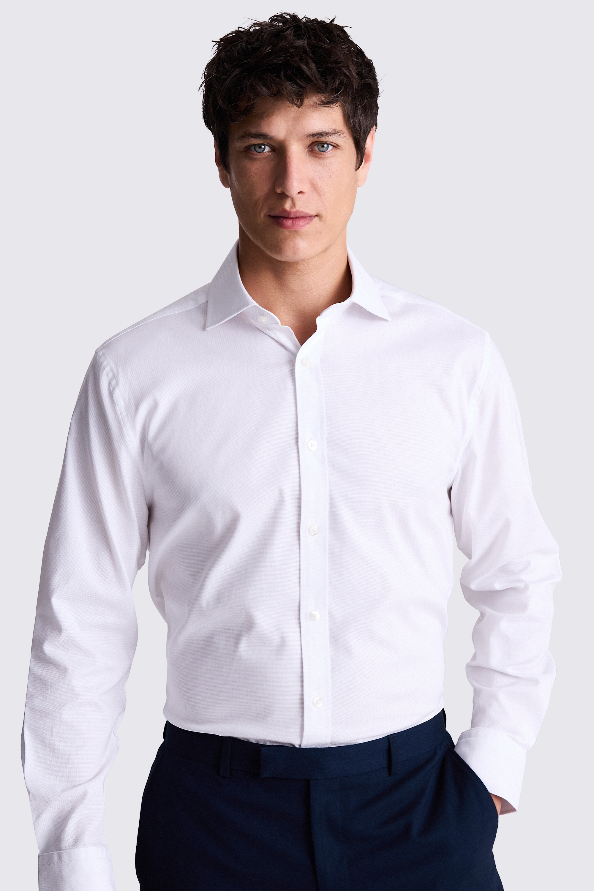 ETERNA Camicia Satinata Donna Regular Fit Senza Maniche - Colore Bianco Taglia 36