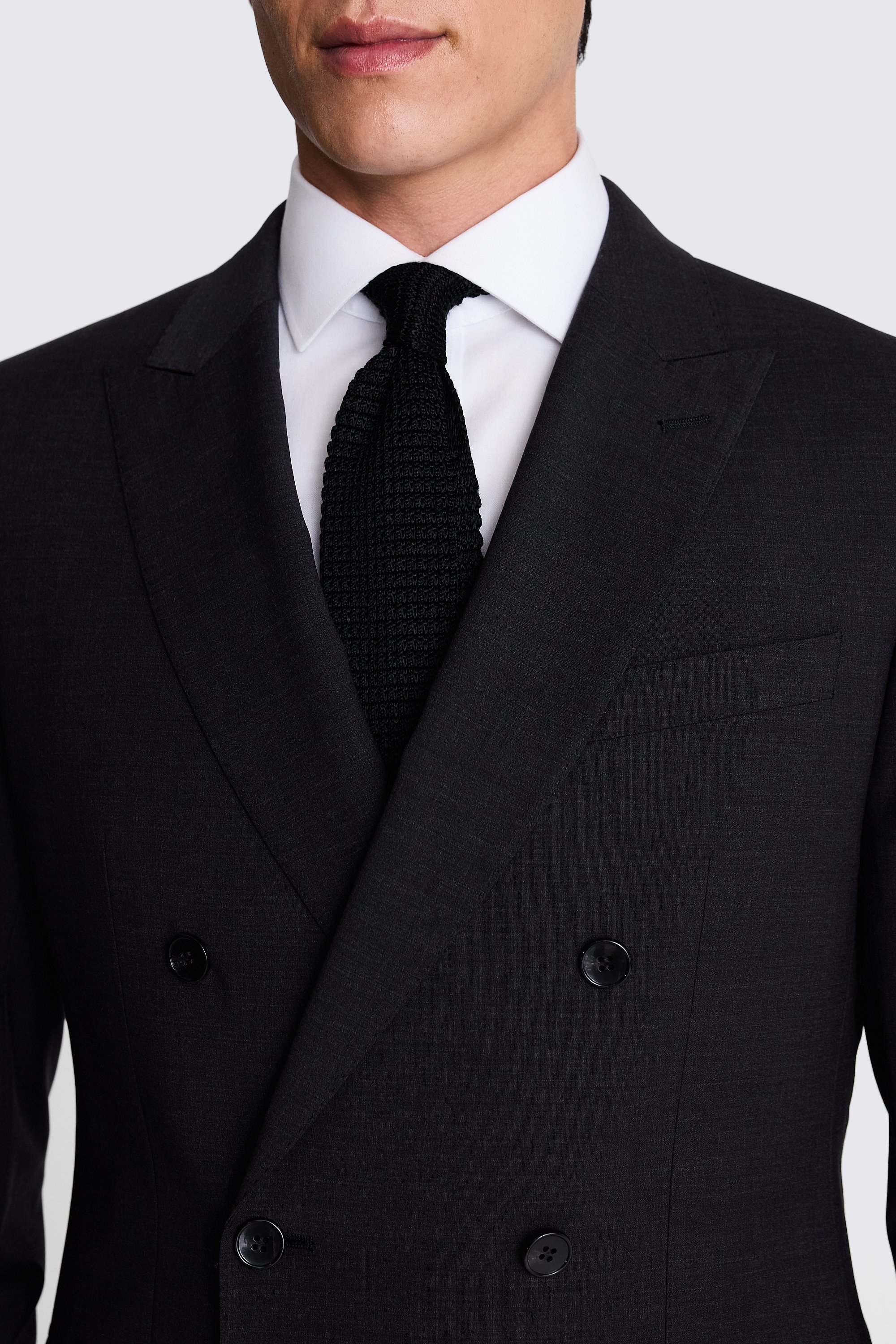 Tailored Fit Charcoal Performance Jacket