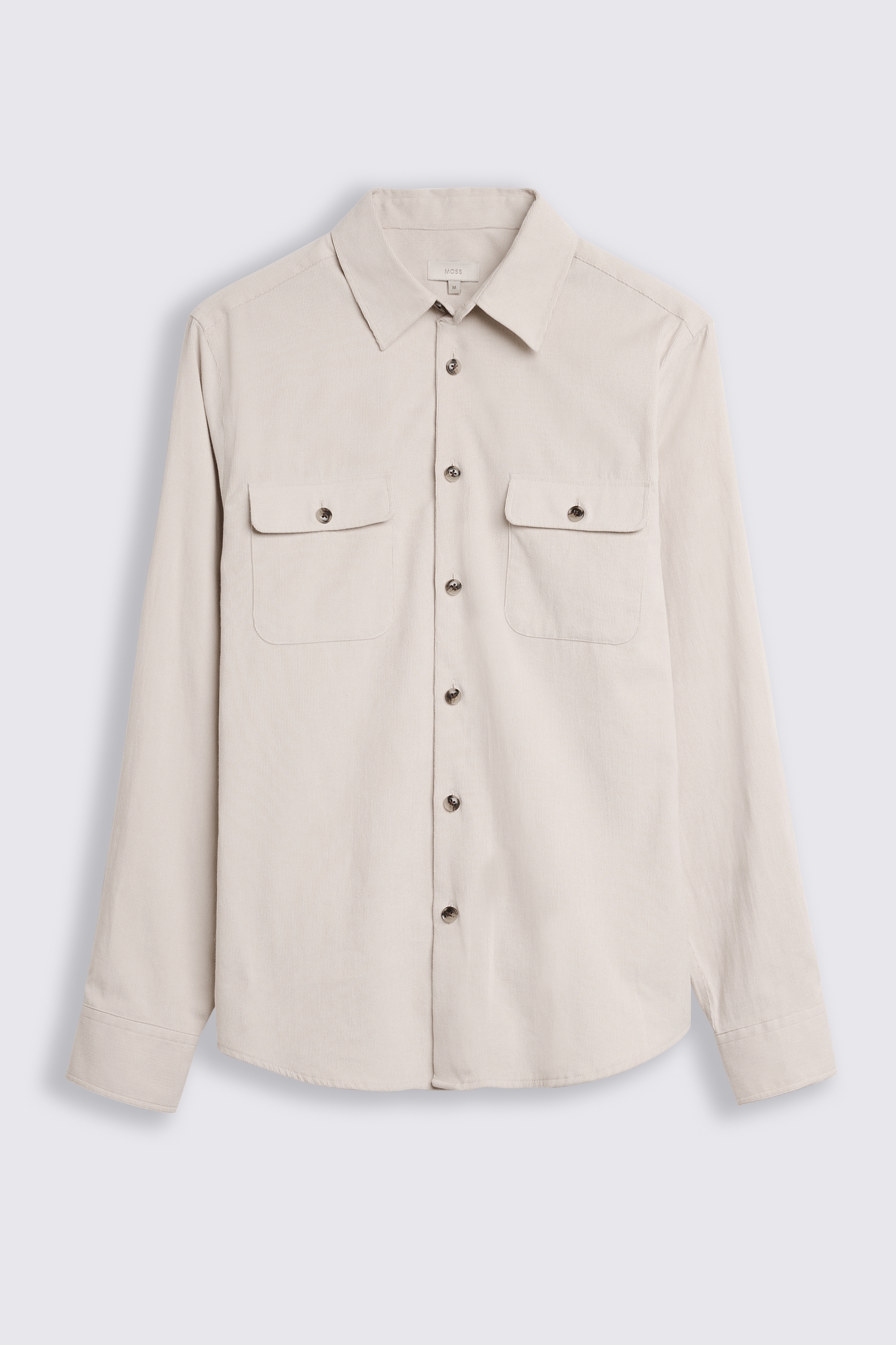Off White Lightweight Corduroy Overshirt