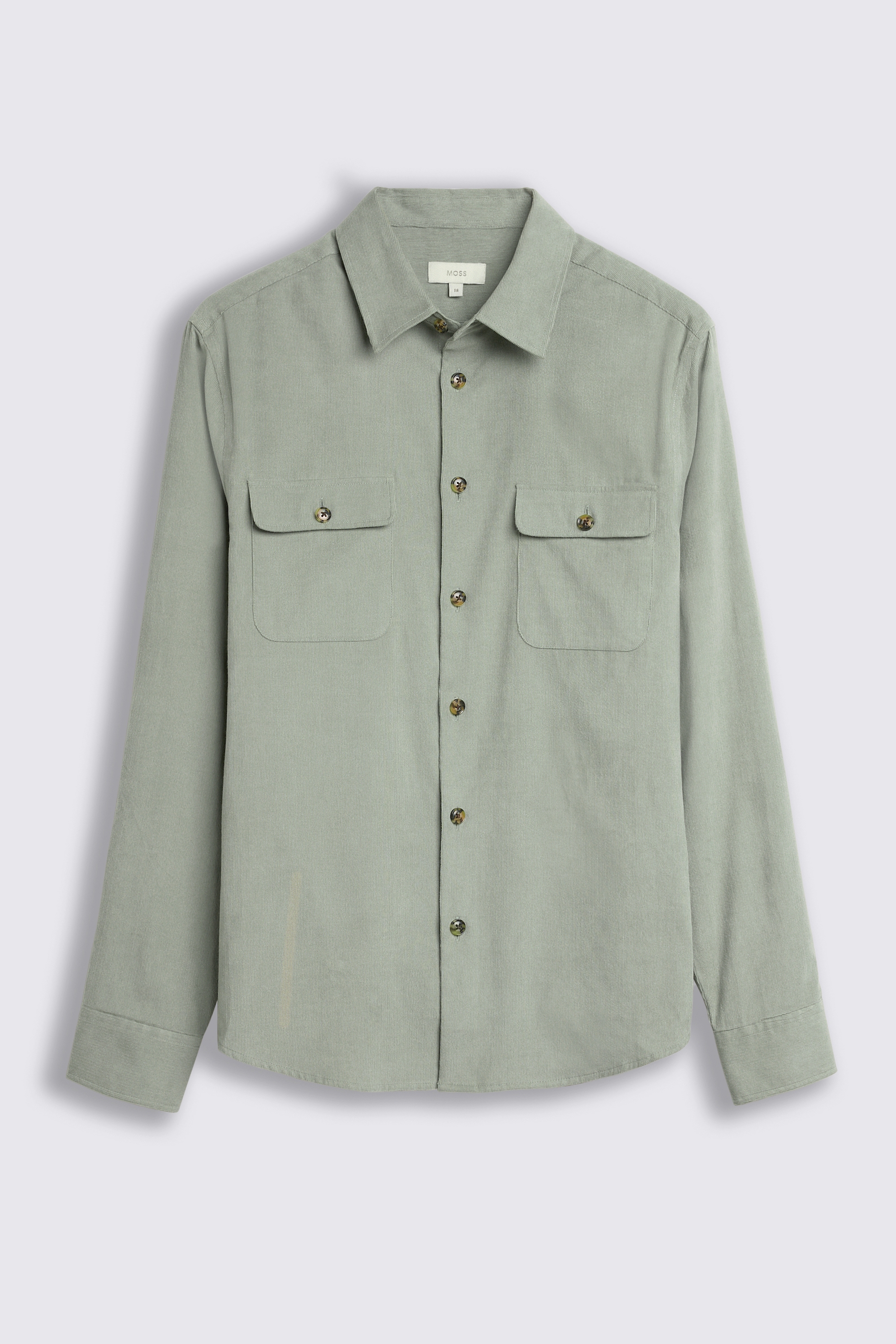 Sage Lightweight Corduroy Overshirt