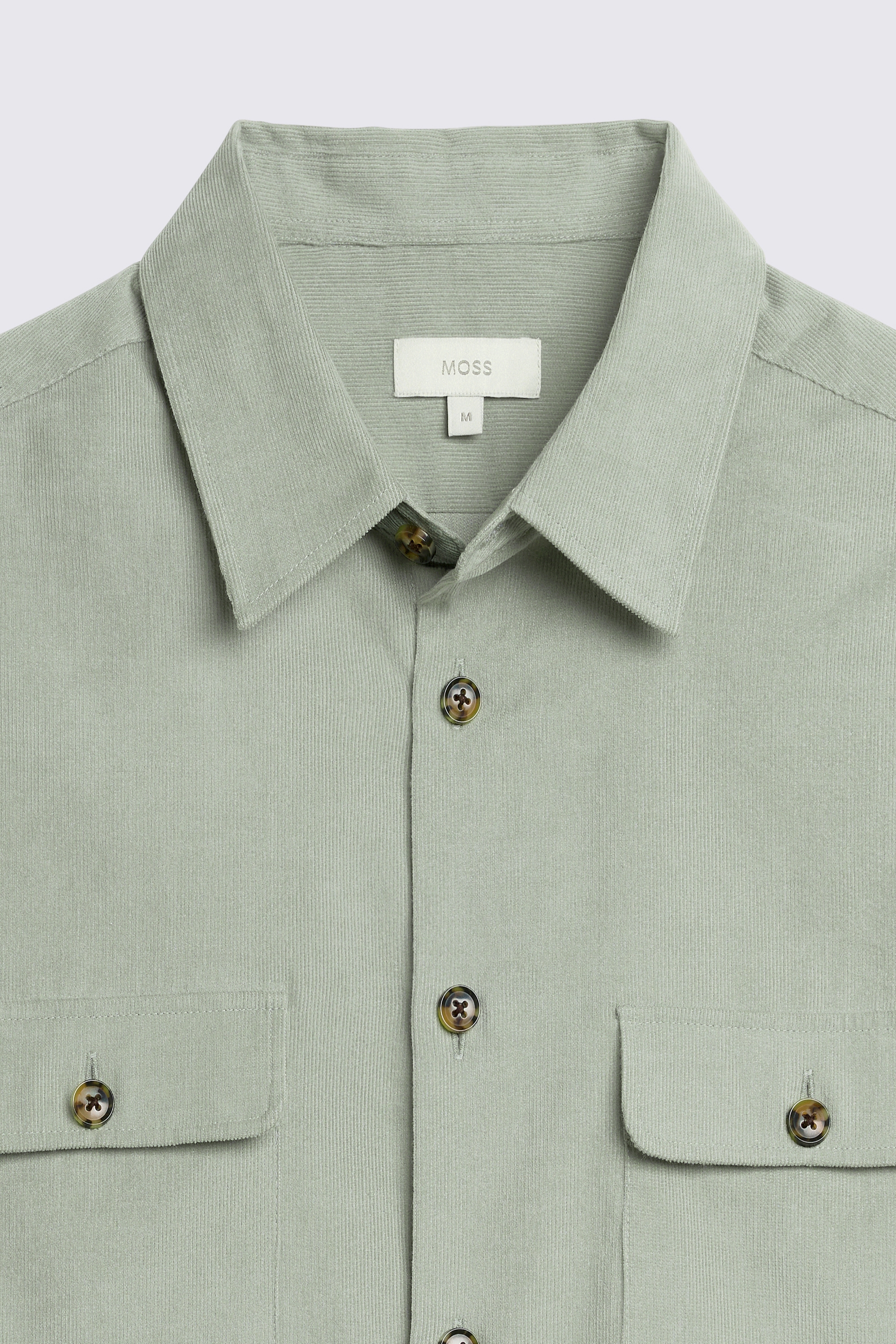Sage Lightweight Corduroy Overshirt