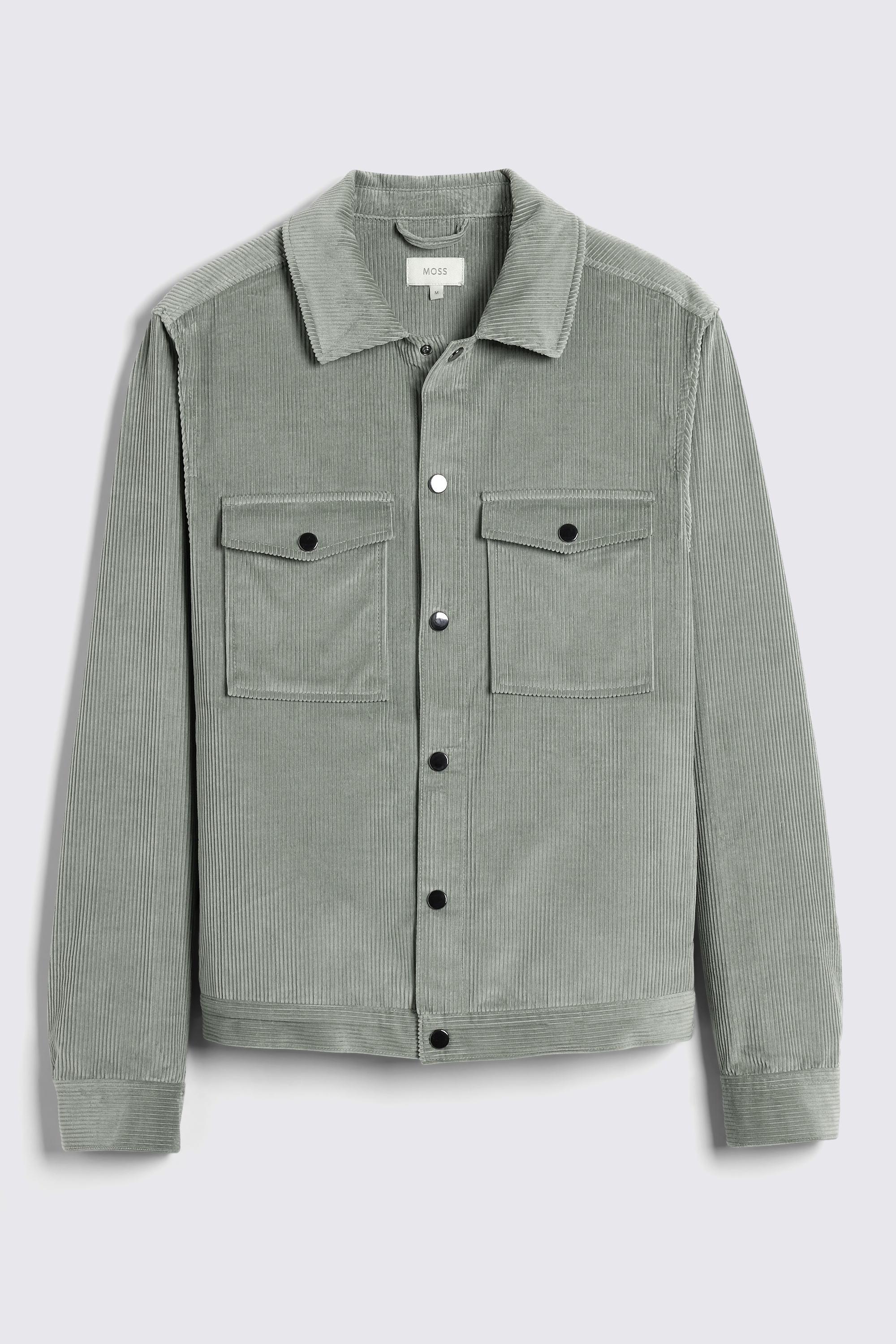 Sage Cord Trucker Jacket