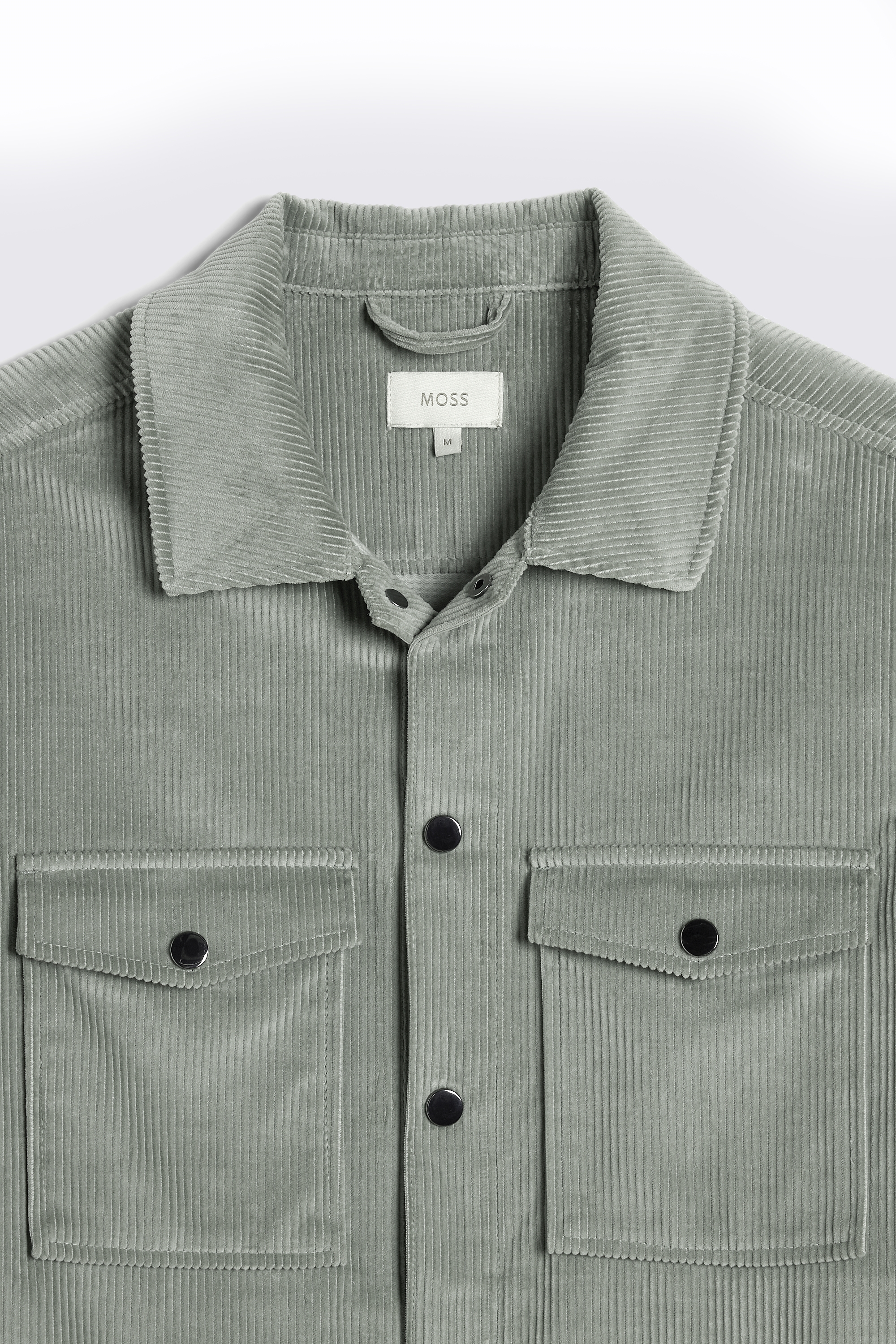 Sage Cord Trucker Jacket
