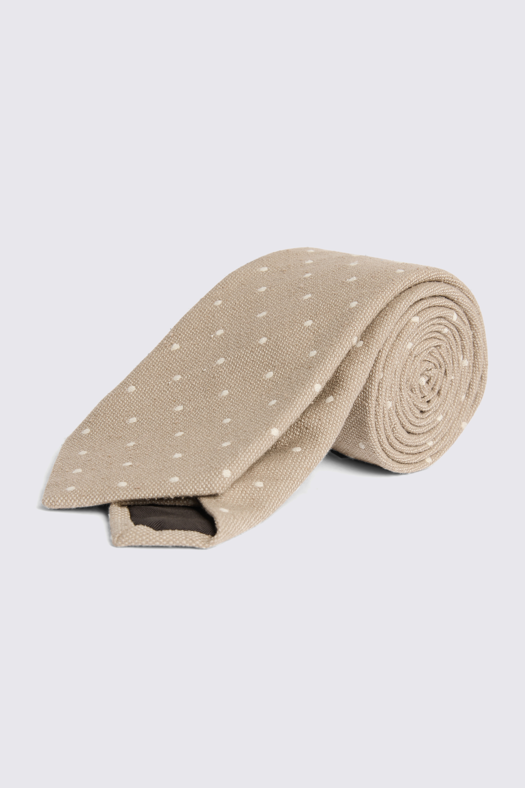 Italian Neutral Spot Tie