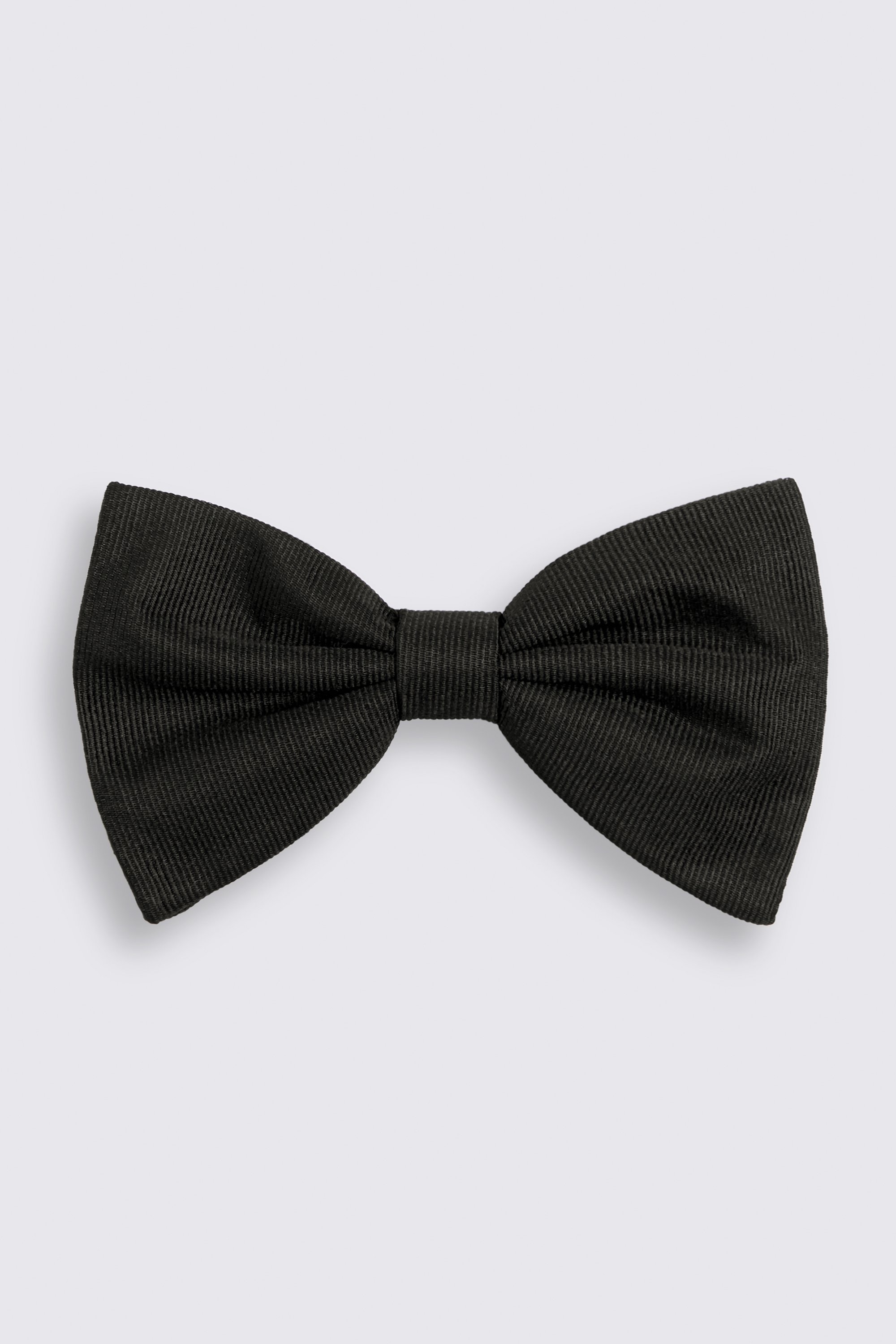 Black Bottinelli Silk Grosgrain Bow Tie