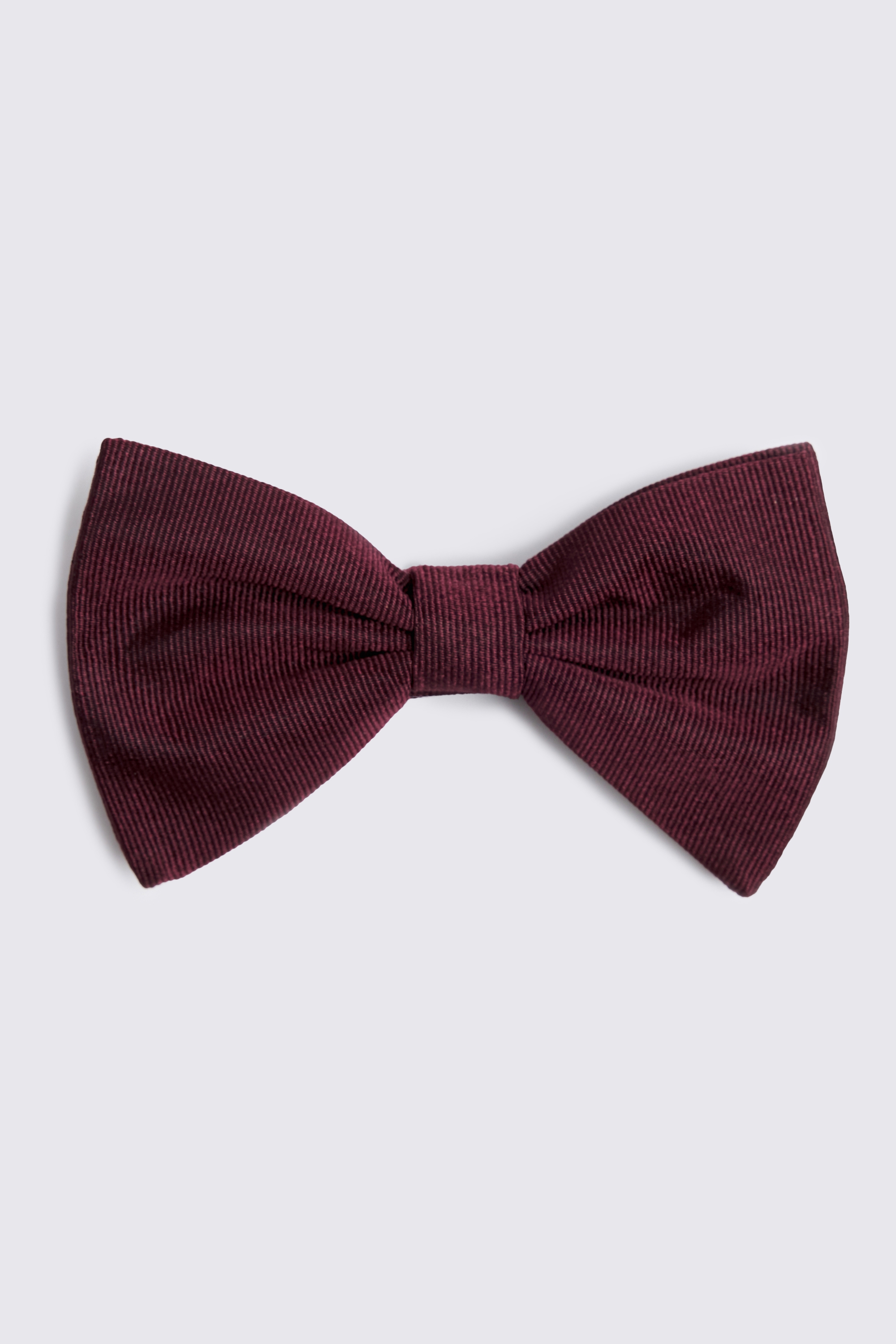 Burgundy Bottinelli Silk Grosgrain Bow Tie