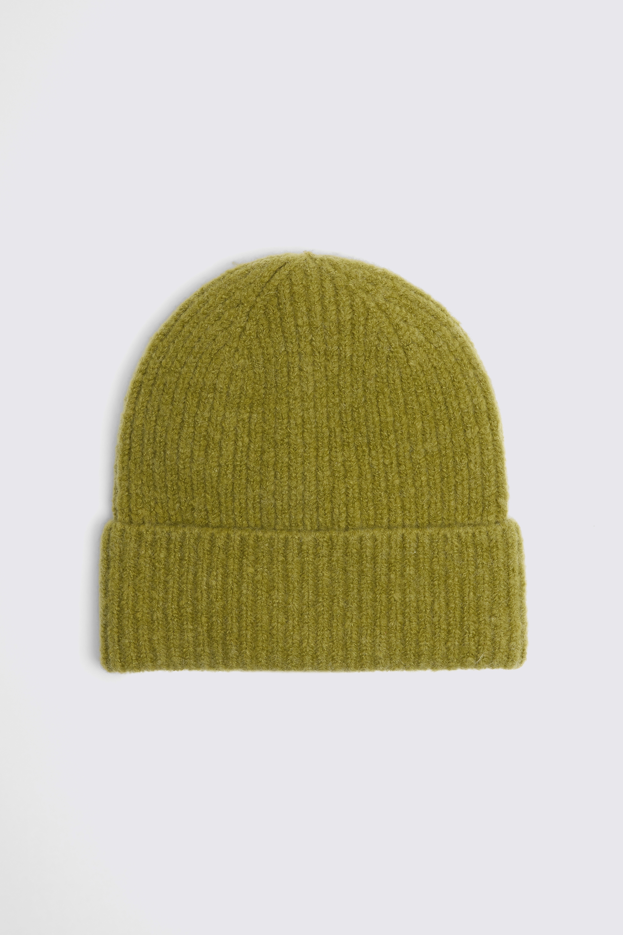 Acid Lime Oversized Brushed Beanie