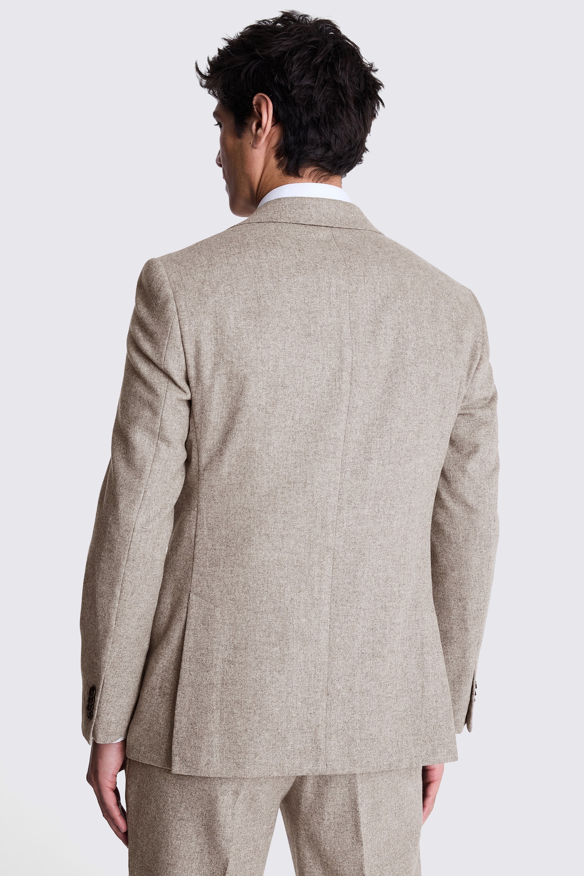 Custom Made stone donegal tweed suit