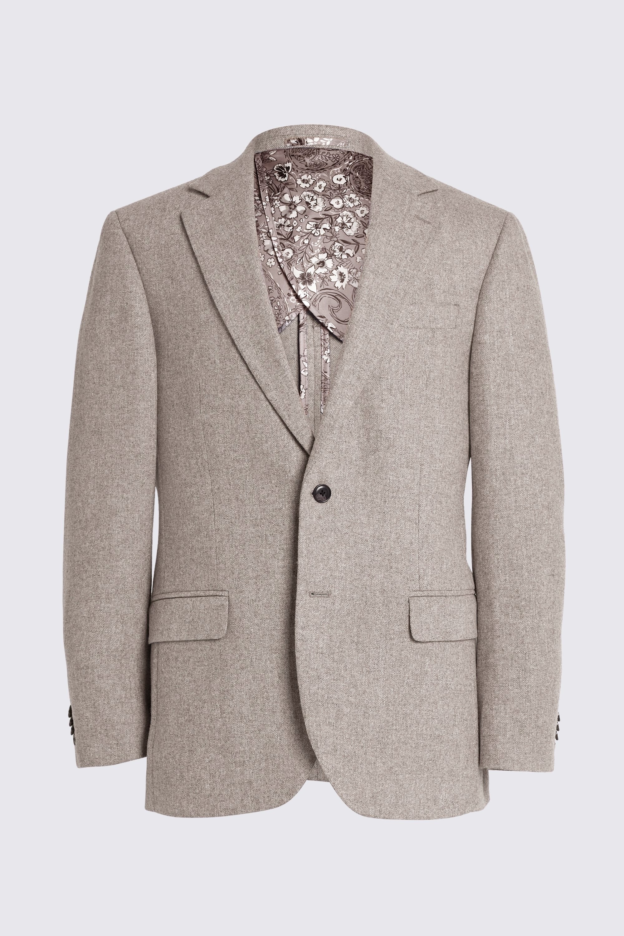 Custom Made stone donegal tweed suit