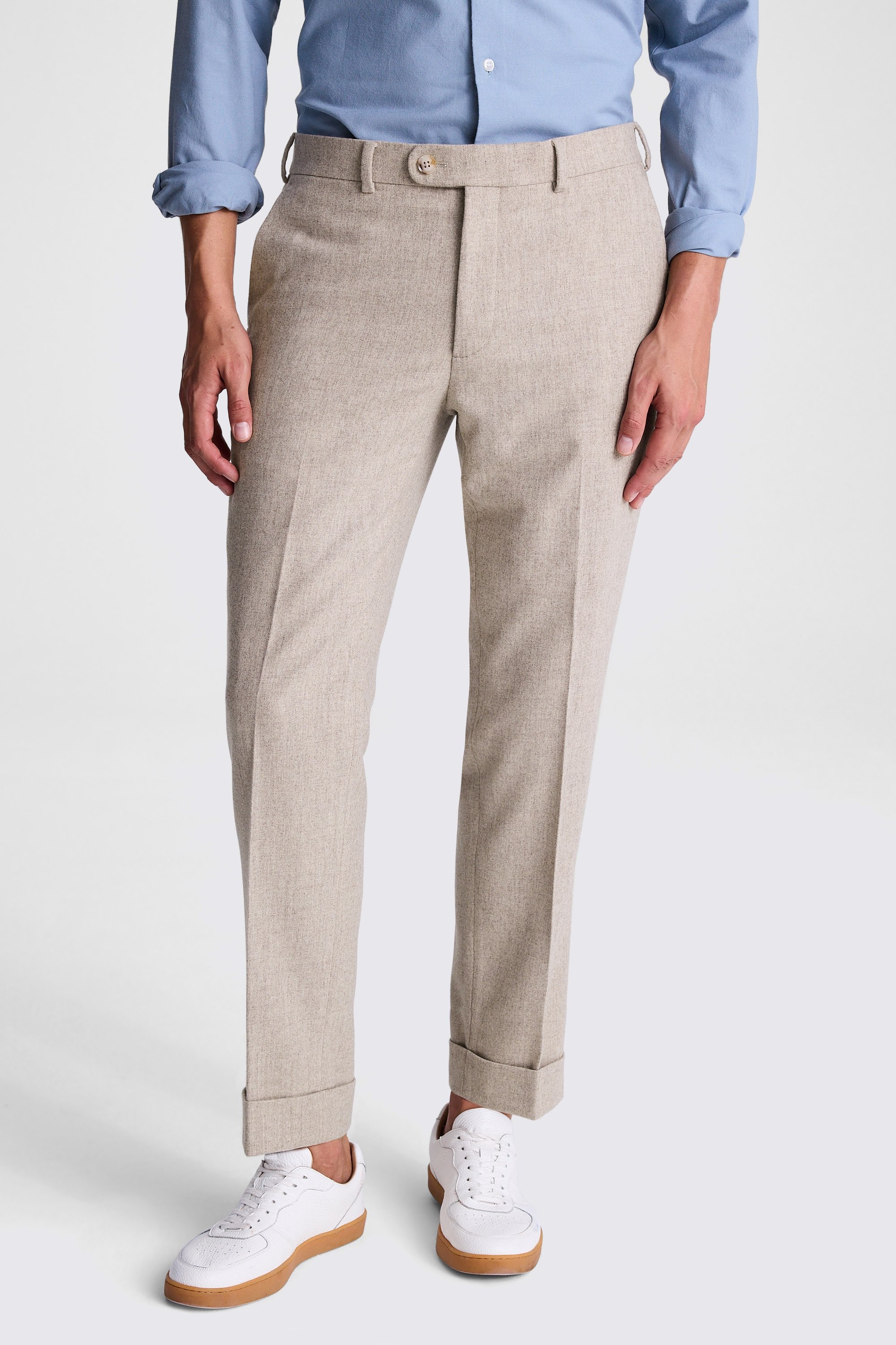 Oatmeal Flannel Pants