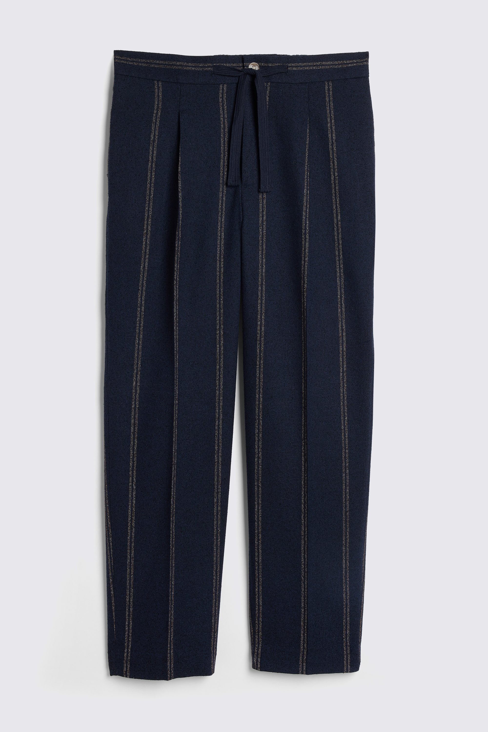 Navy Stripe Beach Pants