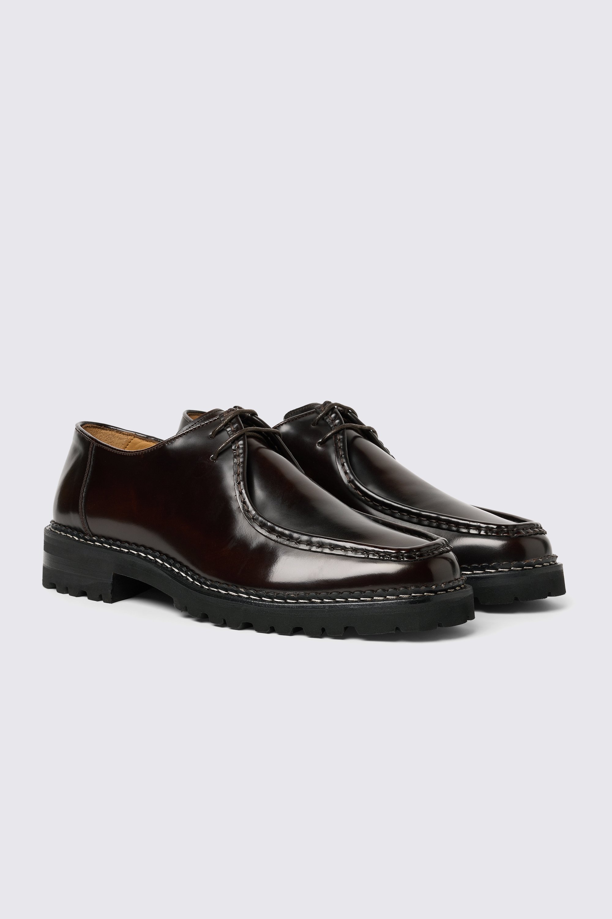 Oxblood Moc-Toe Shoe